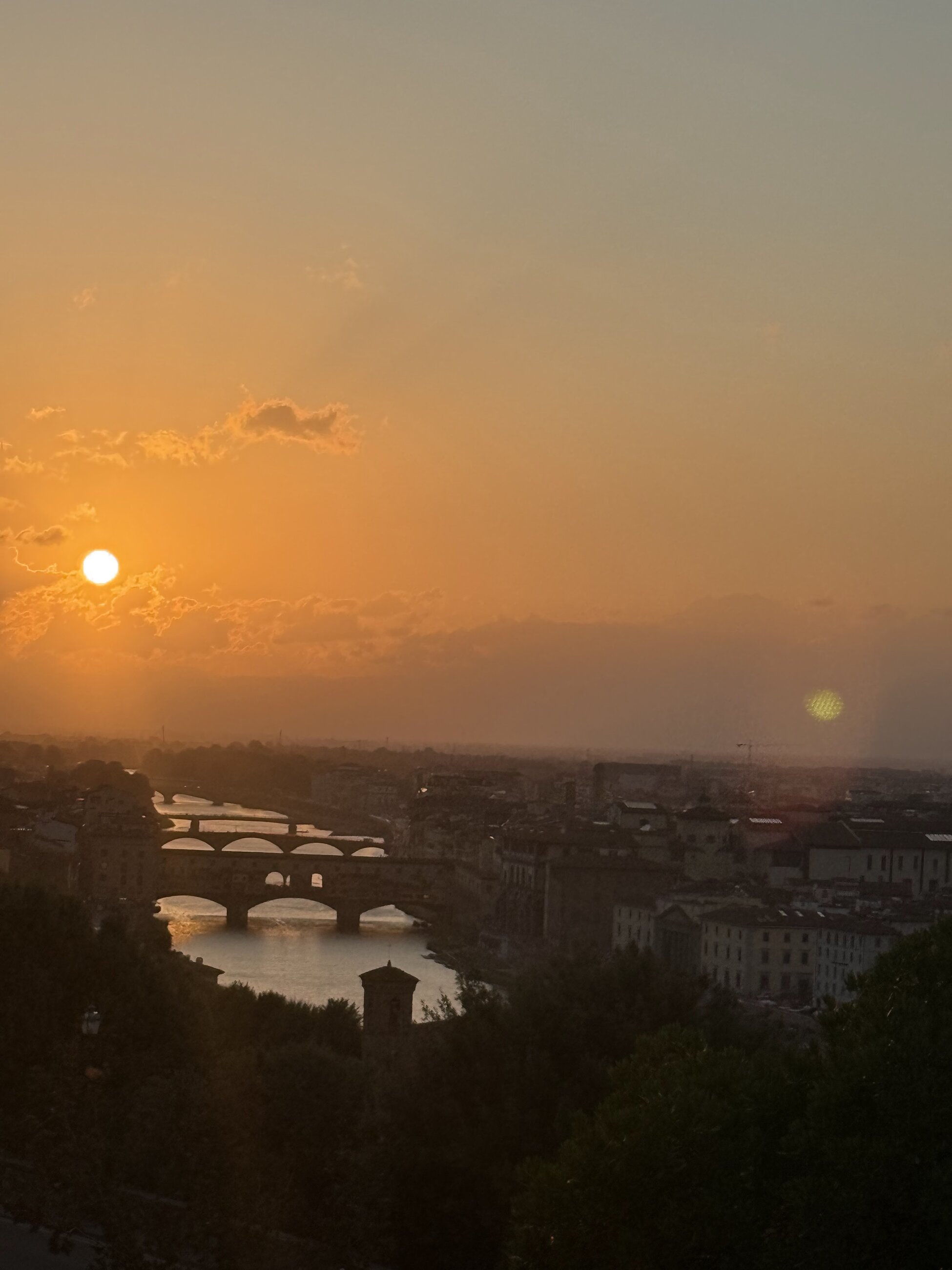 Sunset River View