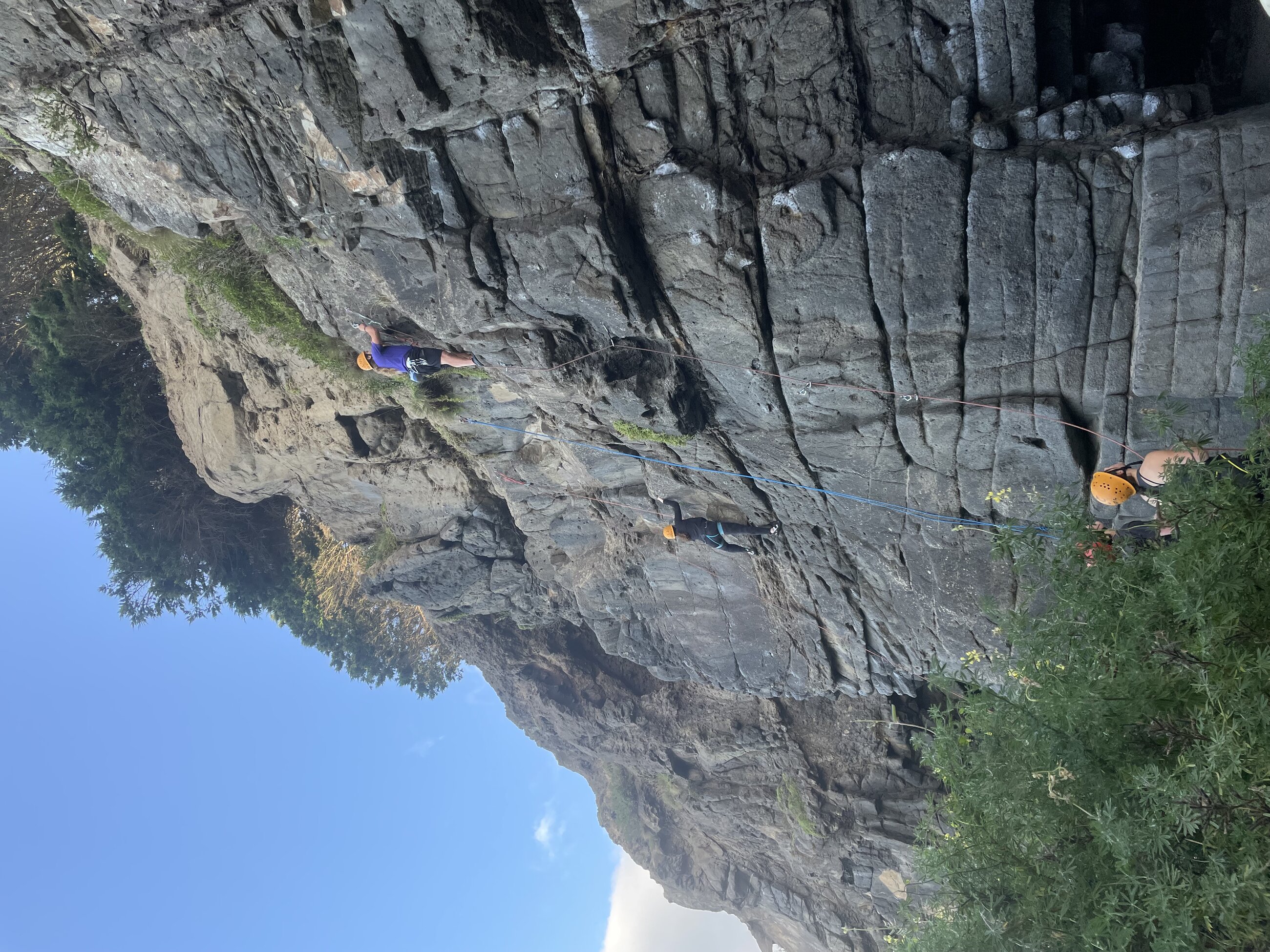 rock climbing at long beach