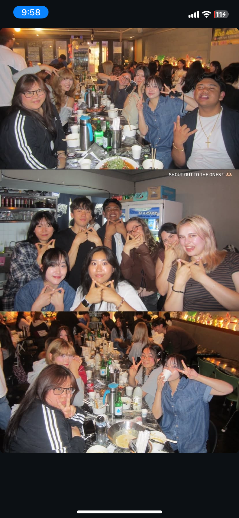 Last KUBA group dinner!