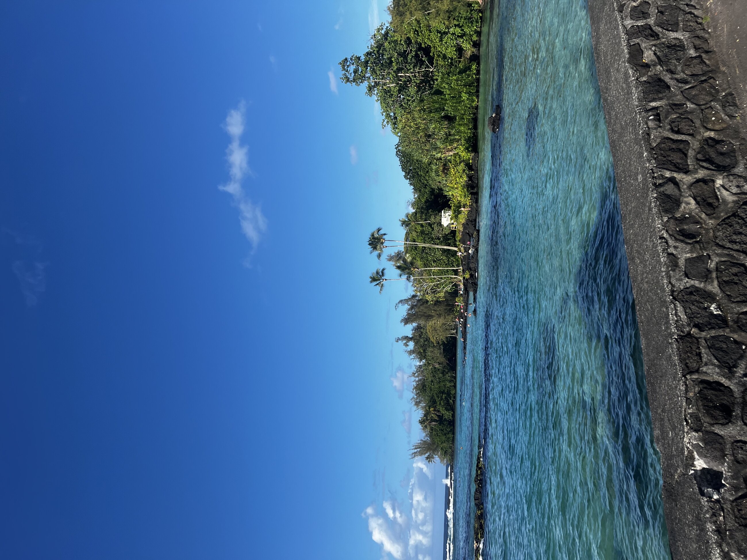 James Kealoha beach in Hilo, Hawaii 