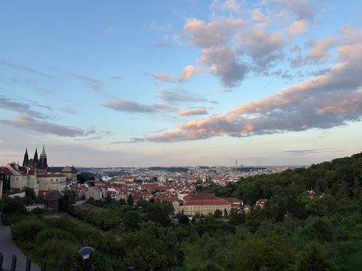 My dorm was right by one of my favorite parks in Prague and I took this during my last week so I can remember how beautiful everything was