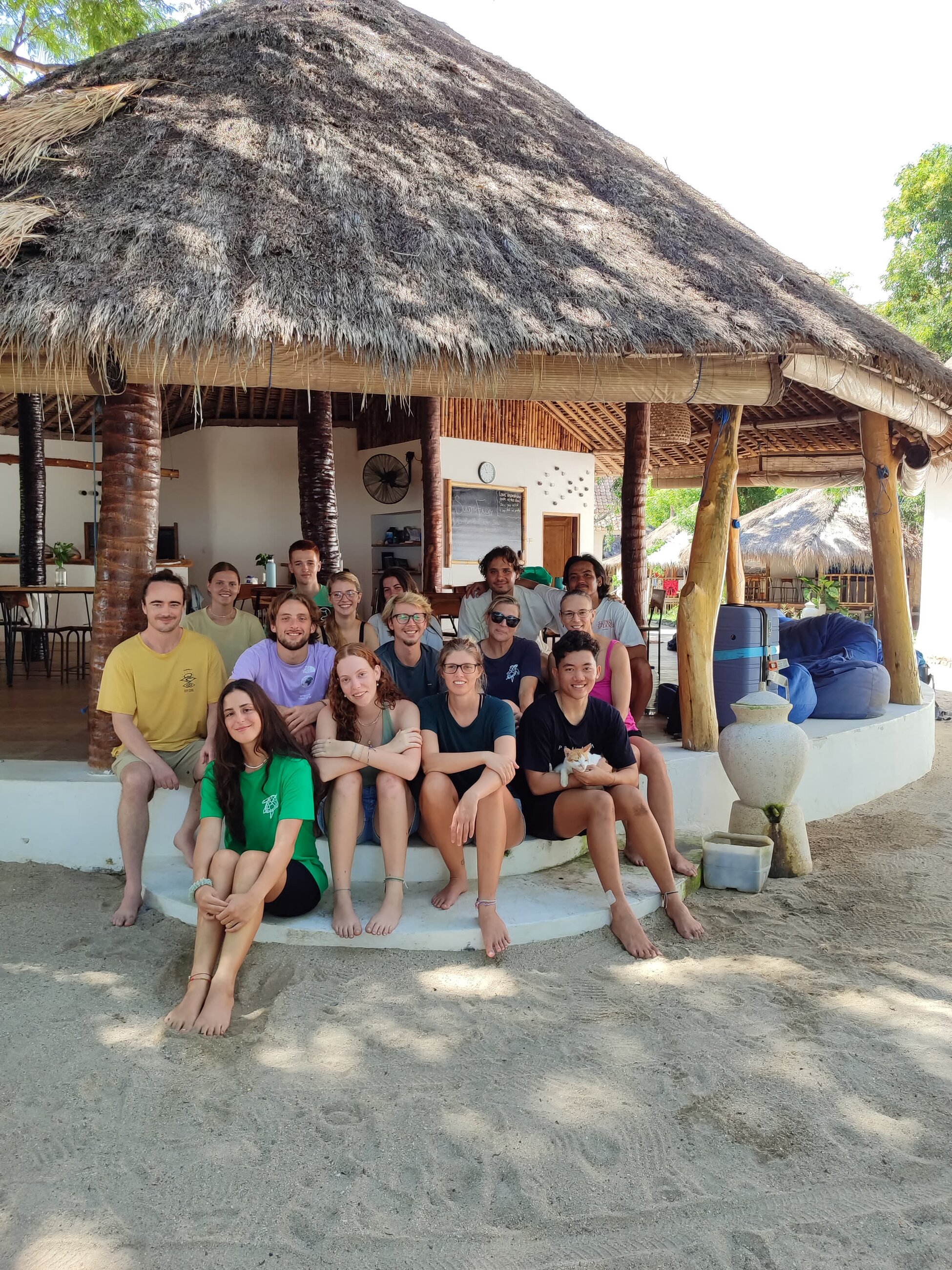 Part of the SORCE team at the end