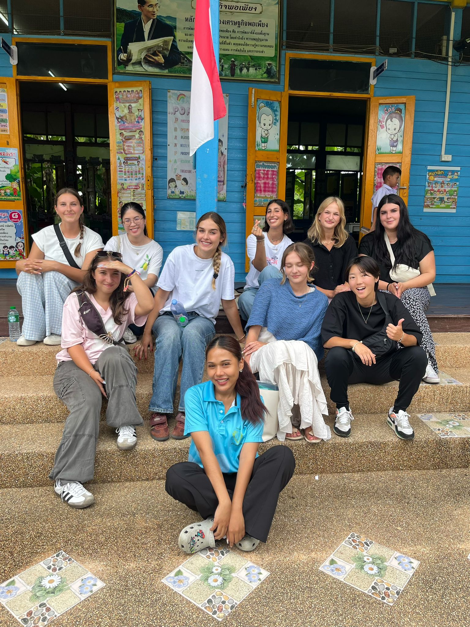 The teaching program members and the coordinator for my third week.