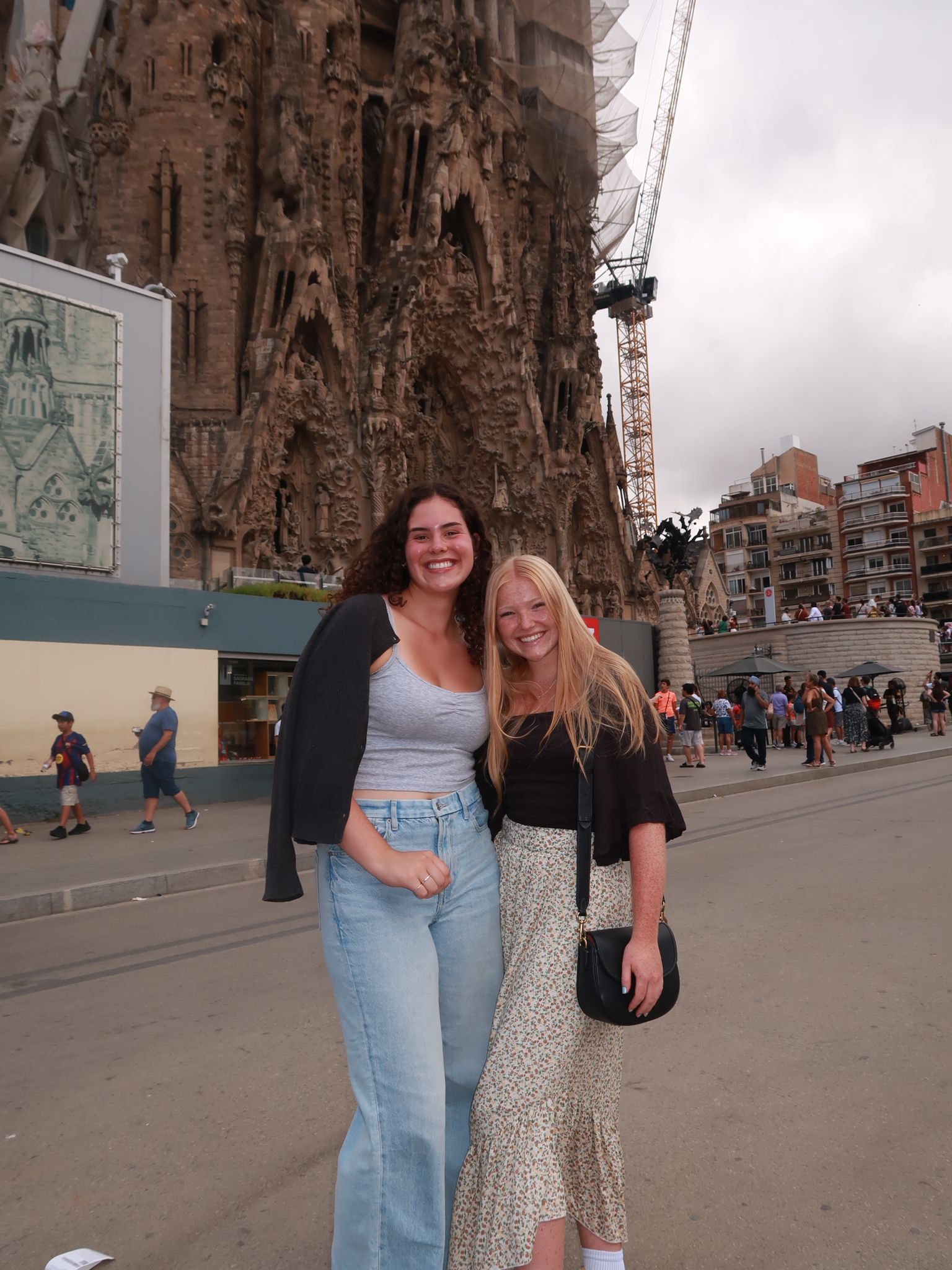 At La Sagrada Familia on a included tour with CEA CAPA!
