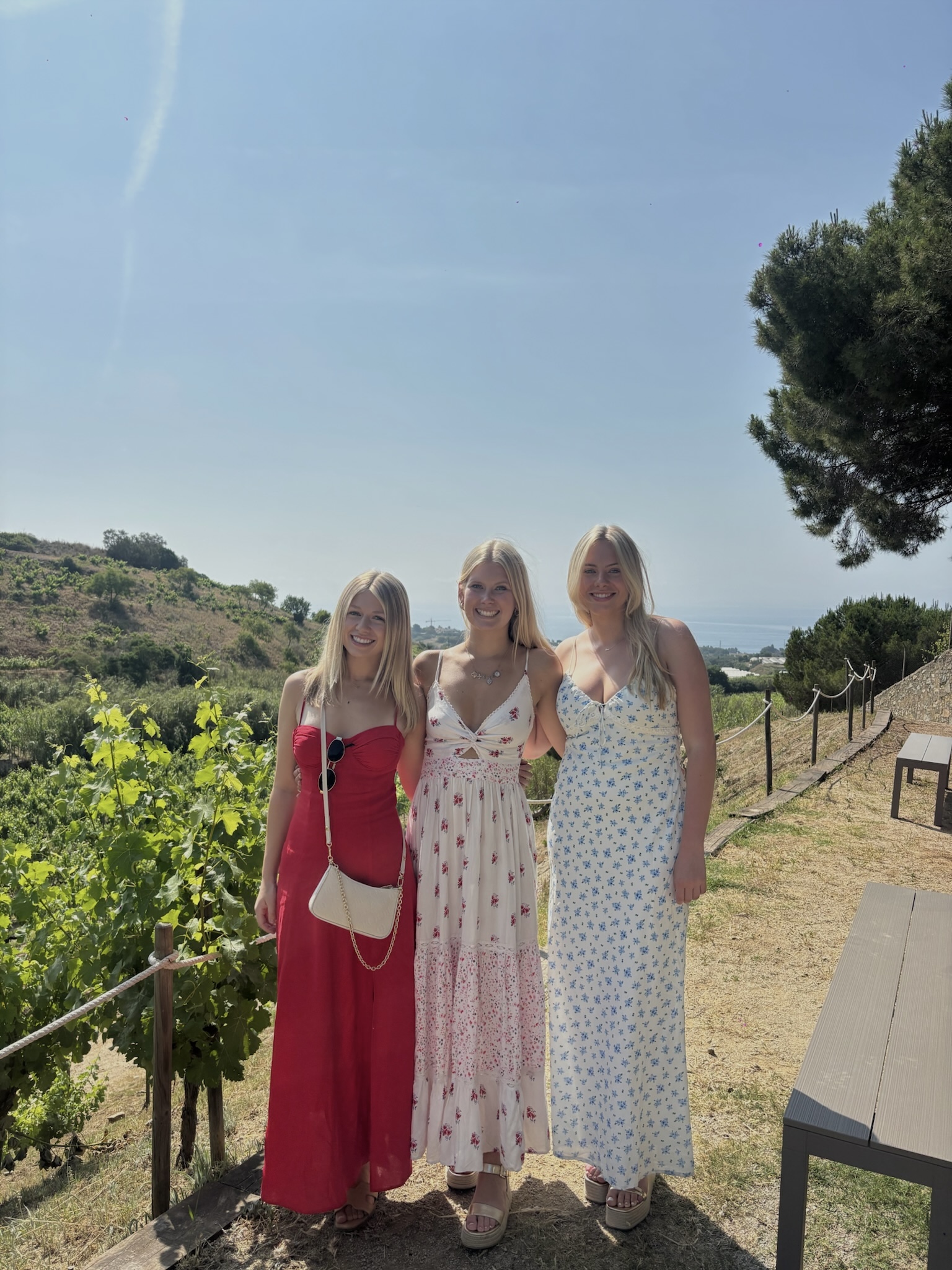 This is a photo of myself and two other girls I met on this program! 