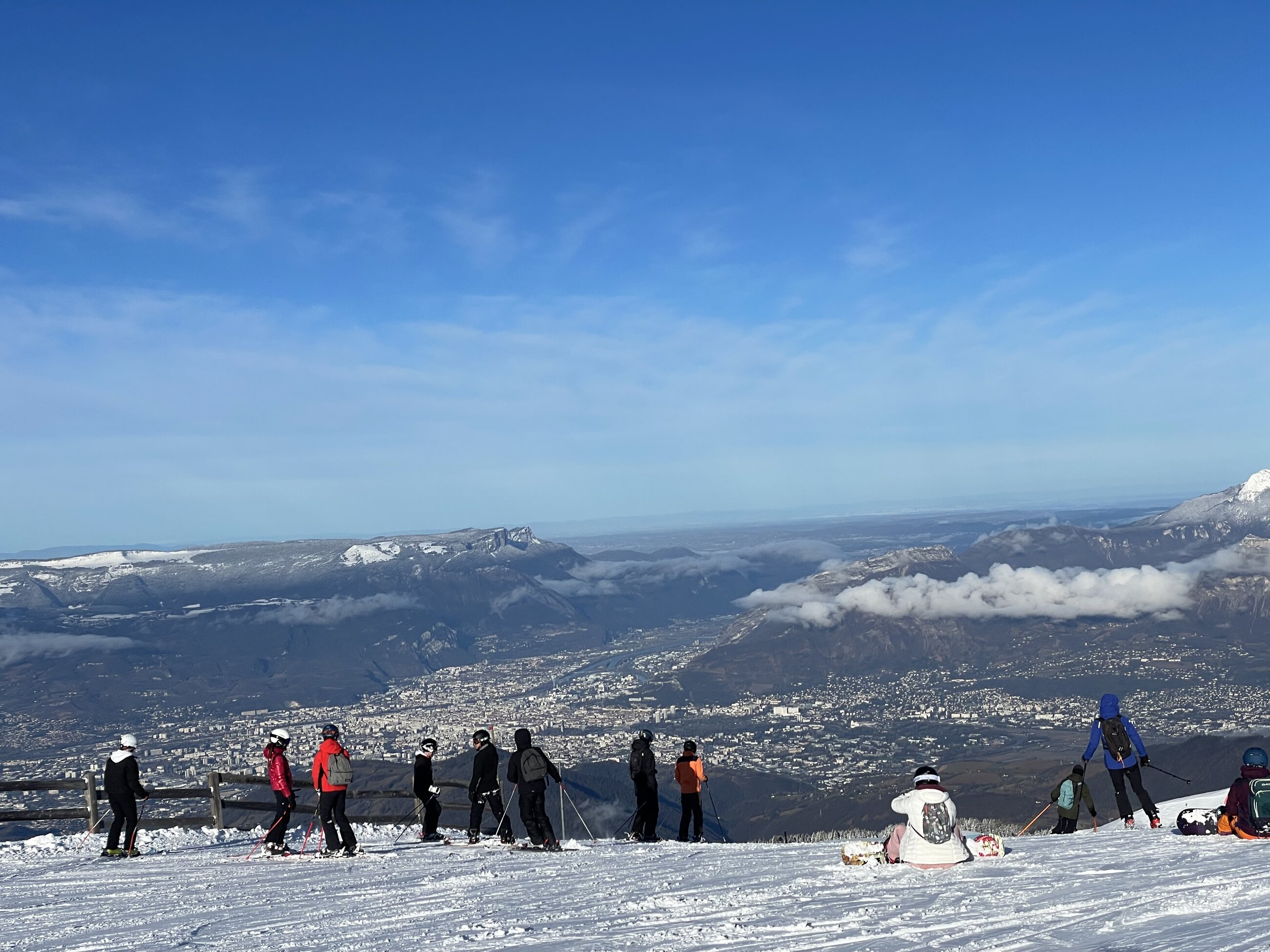 Chamrousse, Ski resort overlooking the city of Grenoble
