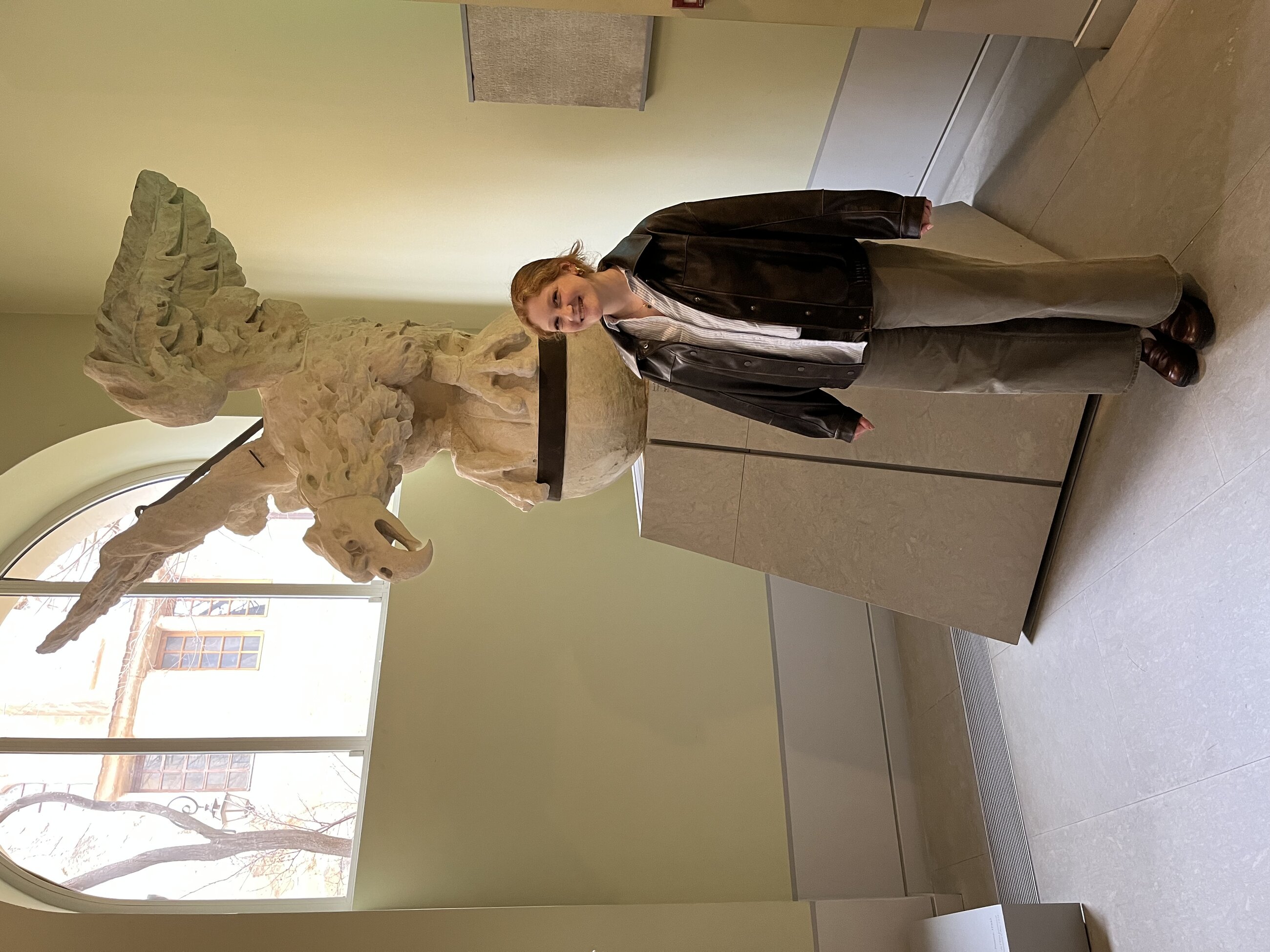 I love museums! This one in Aix has an eagle, the mascot of my home university!