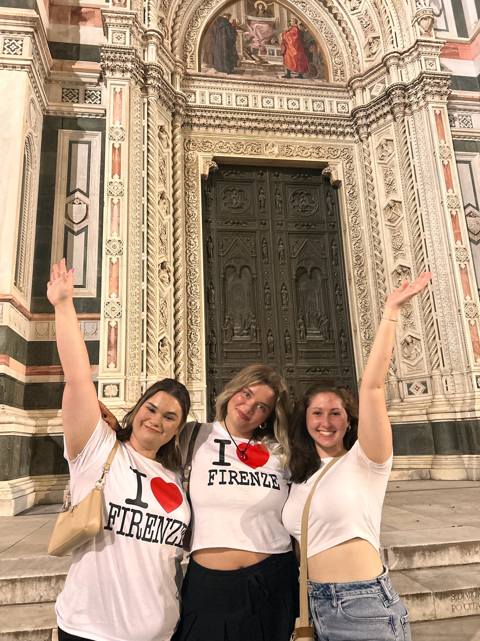 Me and some friends I made in Florence in front of the Duomo. 