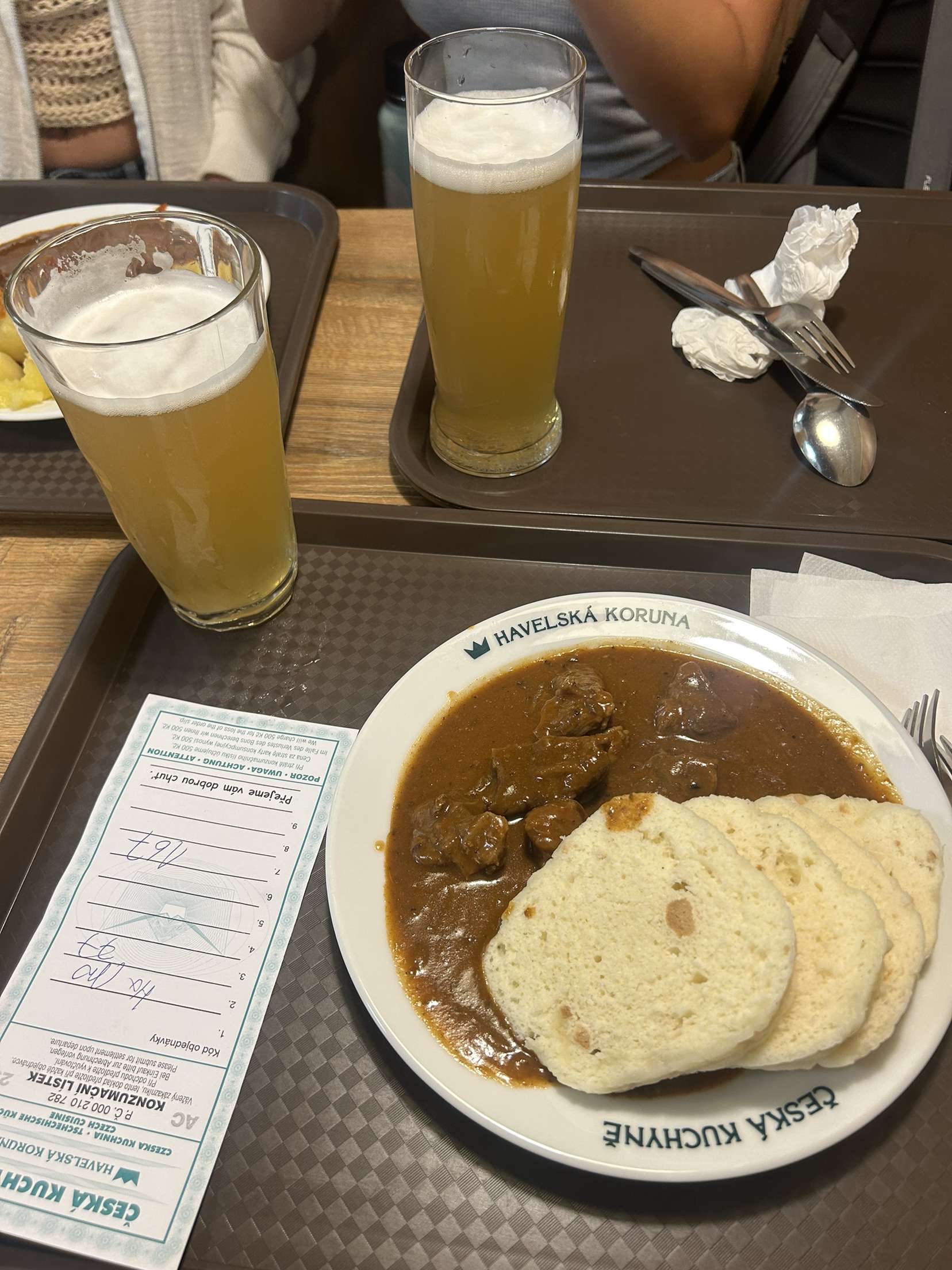 Class Project About Traditional Czech Foods = Lunch with Classmates 