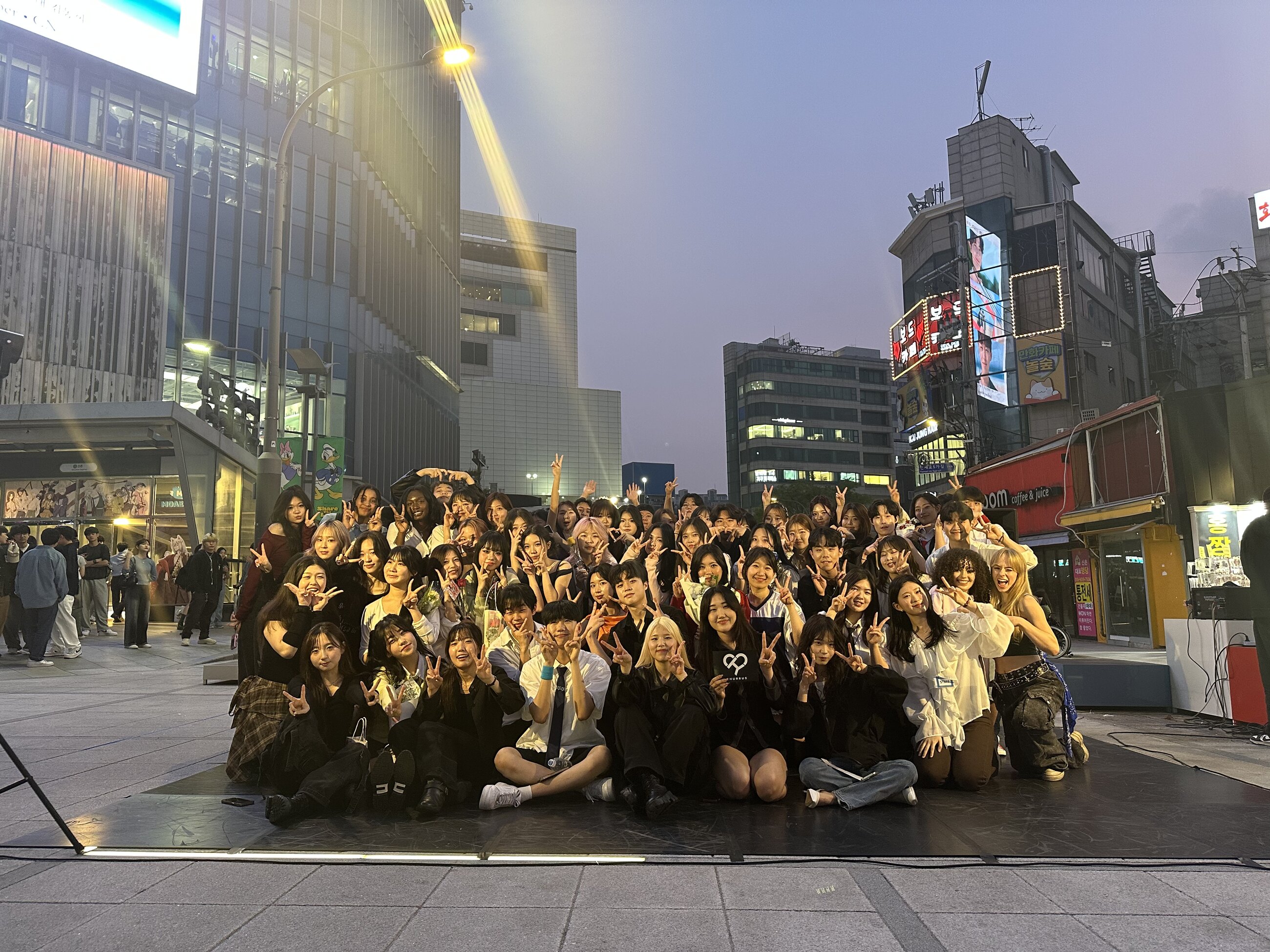 Busking in Sinchon!