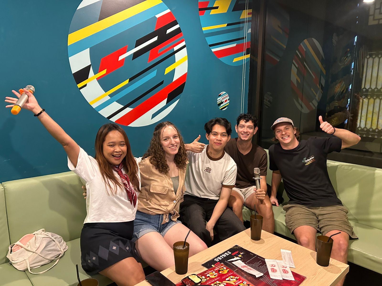 Karaoke with AIP interns