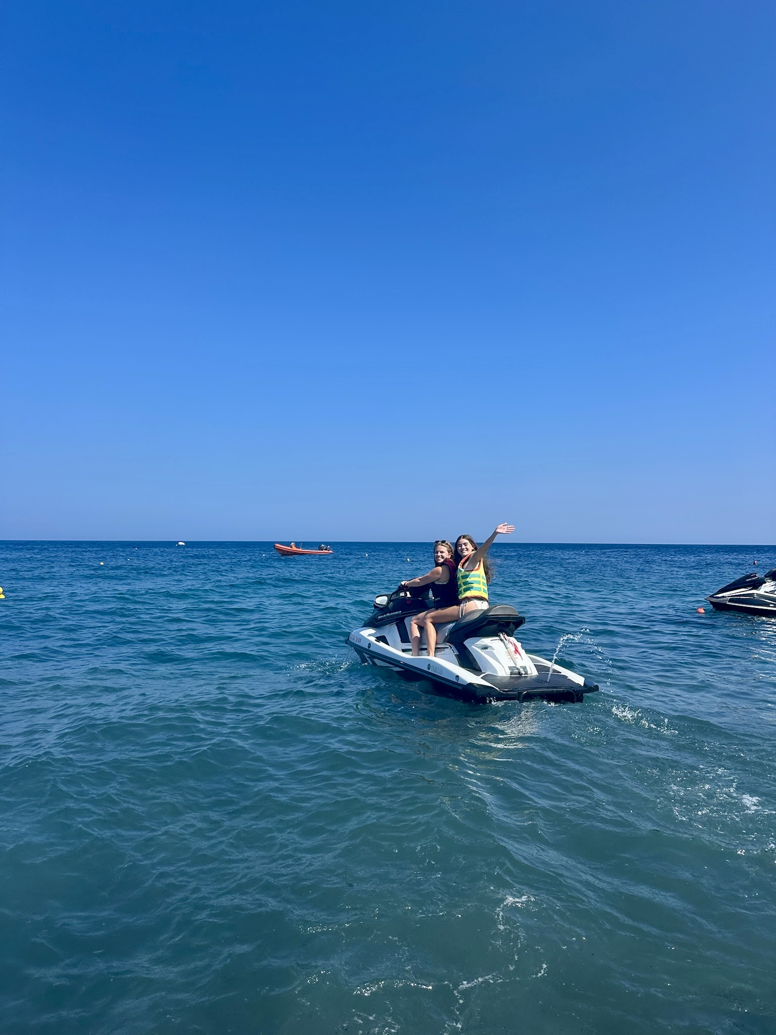 Jetski in Santorini