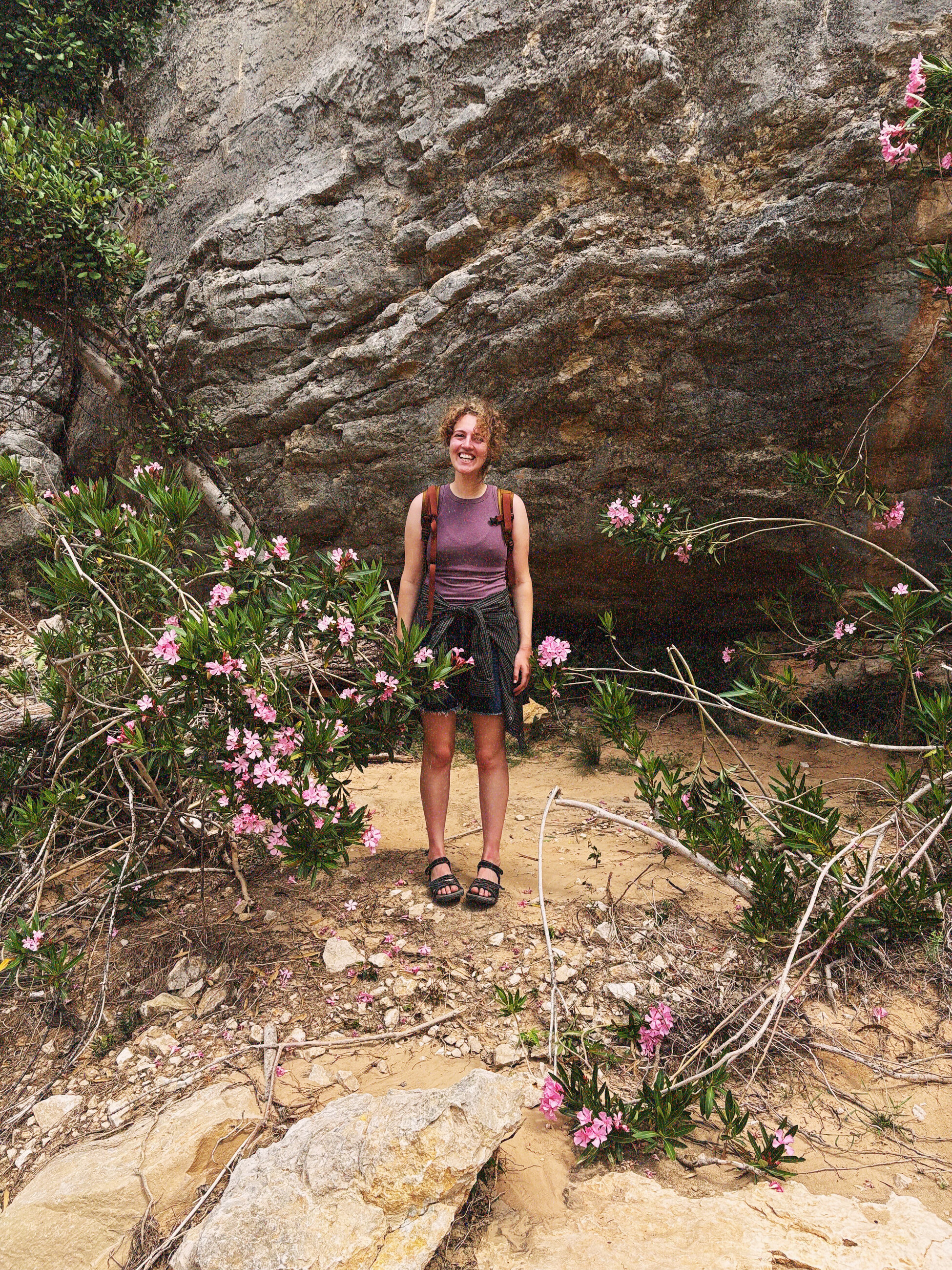I went hiking in Buñol, about an hour outside of Valencia! I was able to take a bus all the way there and back for less than $15.00!