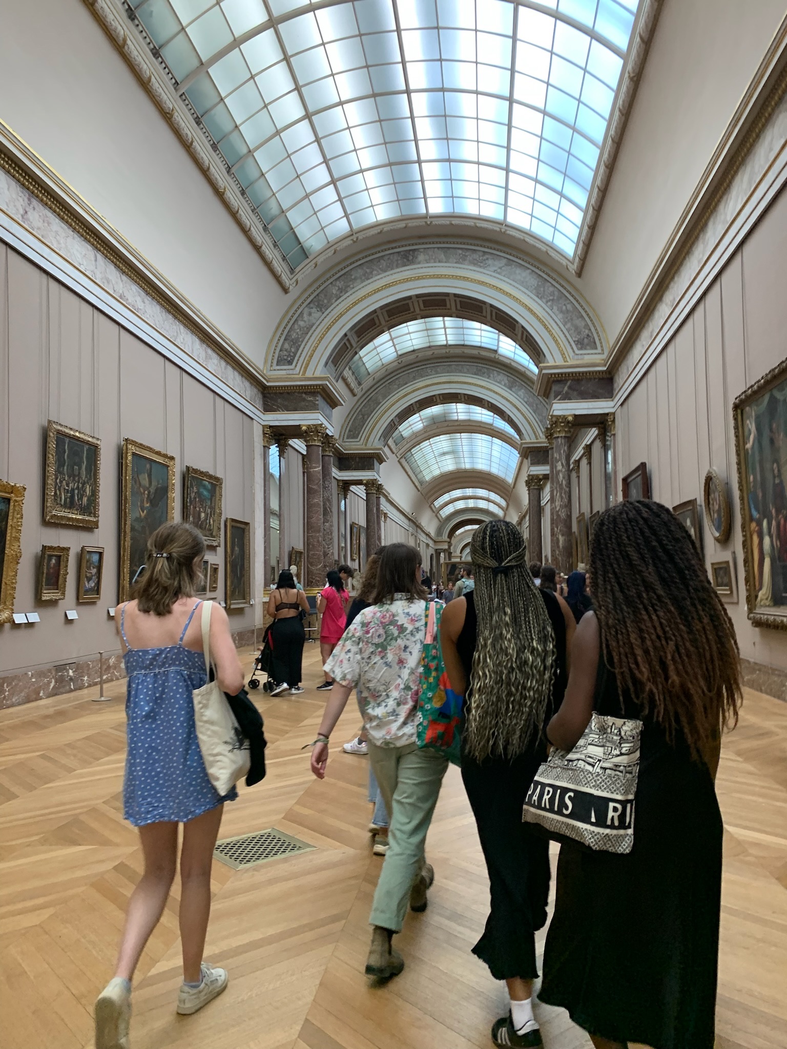 At the Louvre