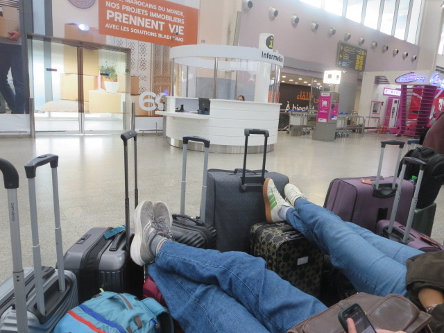 One of our many airport trips 