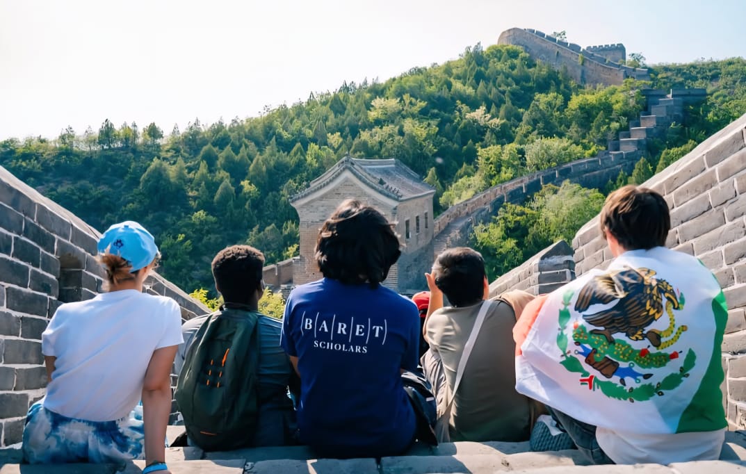 Baret Scholars at the Great Wall of China