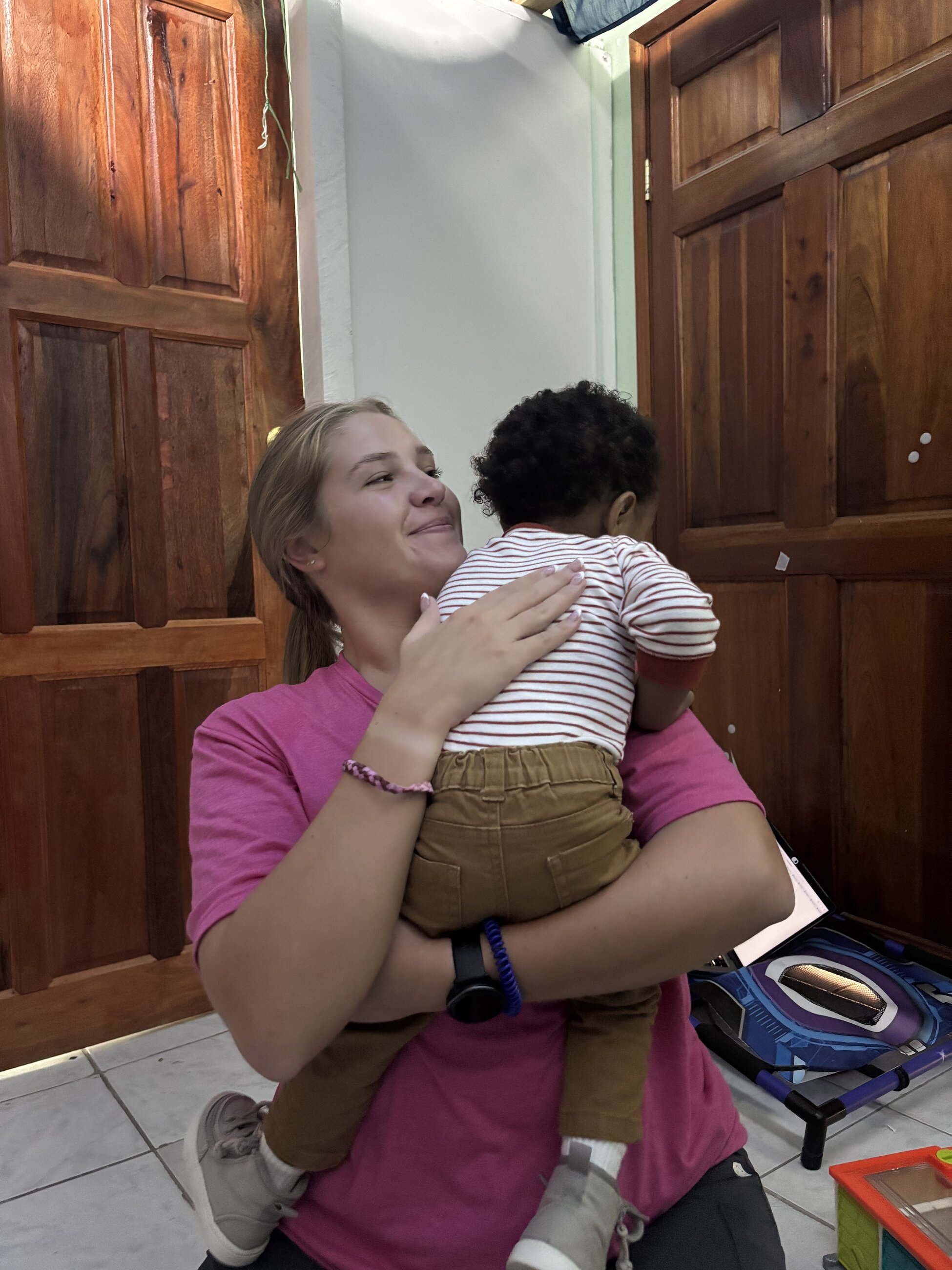 Working with the sweet Belizean babies! 