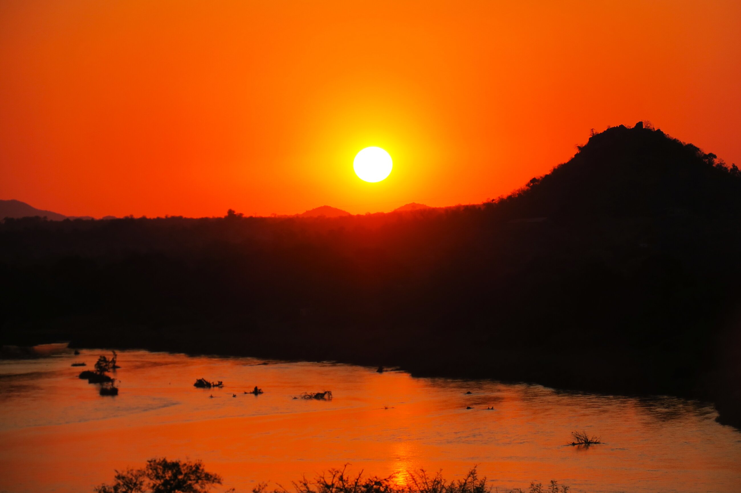 Sunset by the Olifant river
