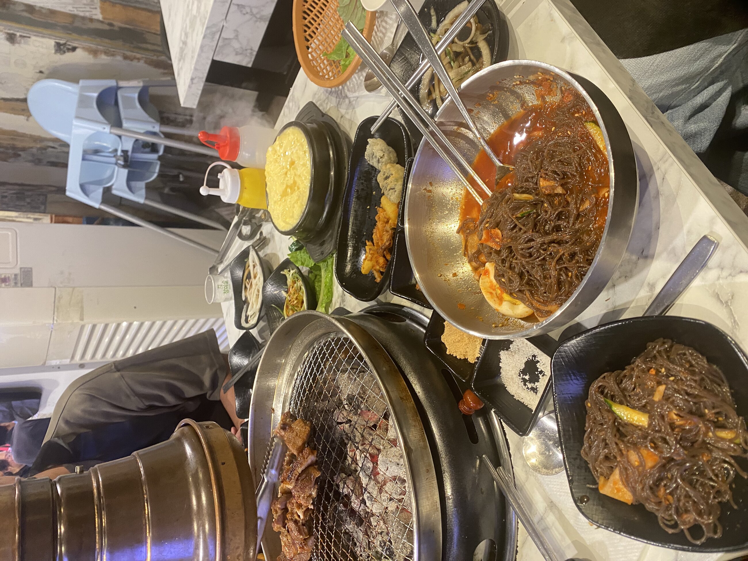 You can never go wrong with Korean BBQ, I recommend the cold noodle soup, it is a win yol!