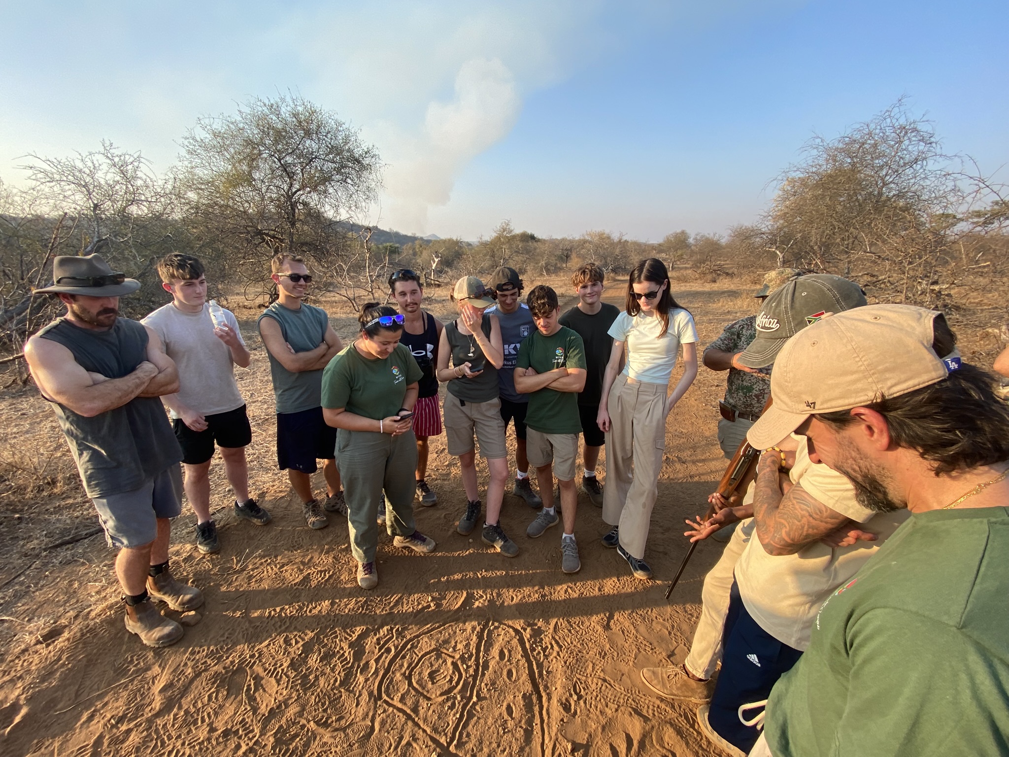 Analysing animals' tracks on the soil
