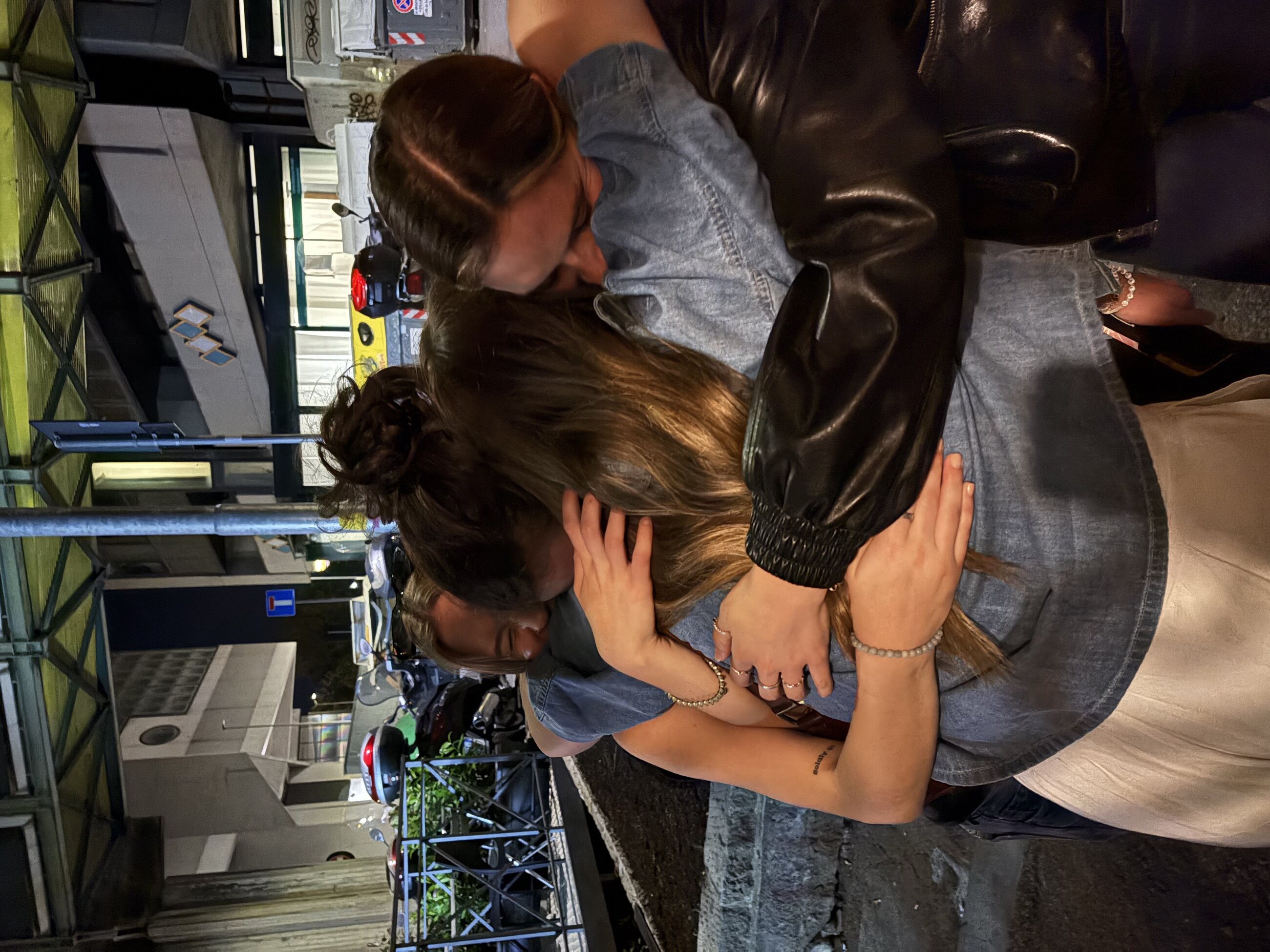 Saying goodbye on the last night! 