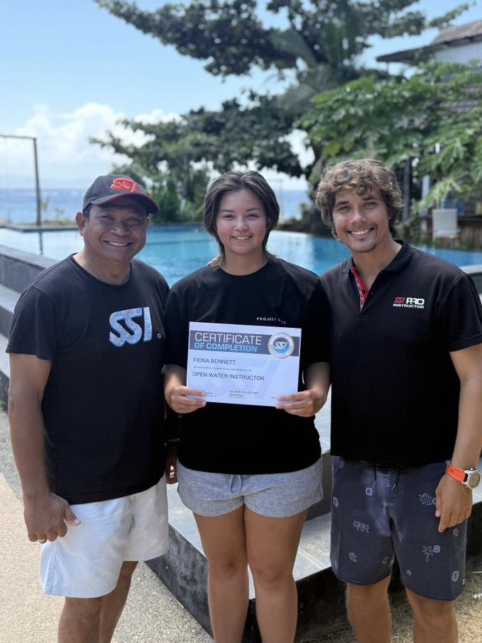 Certified Open Water Instructor!