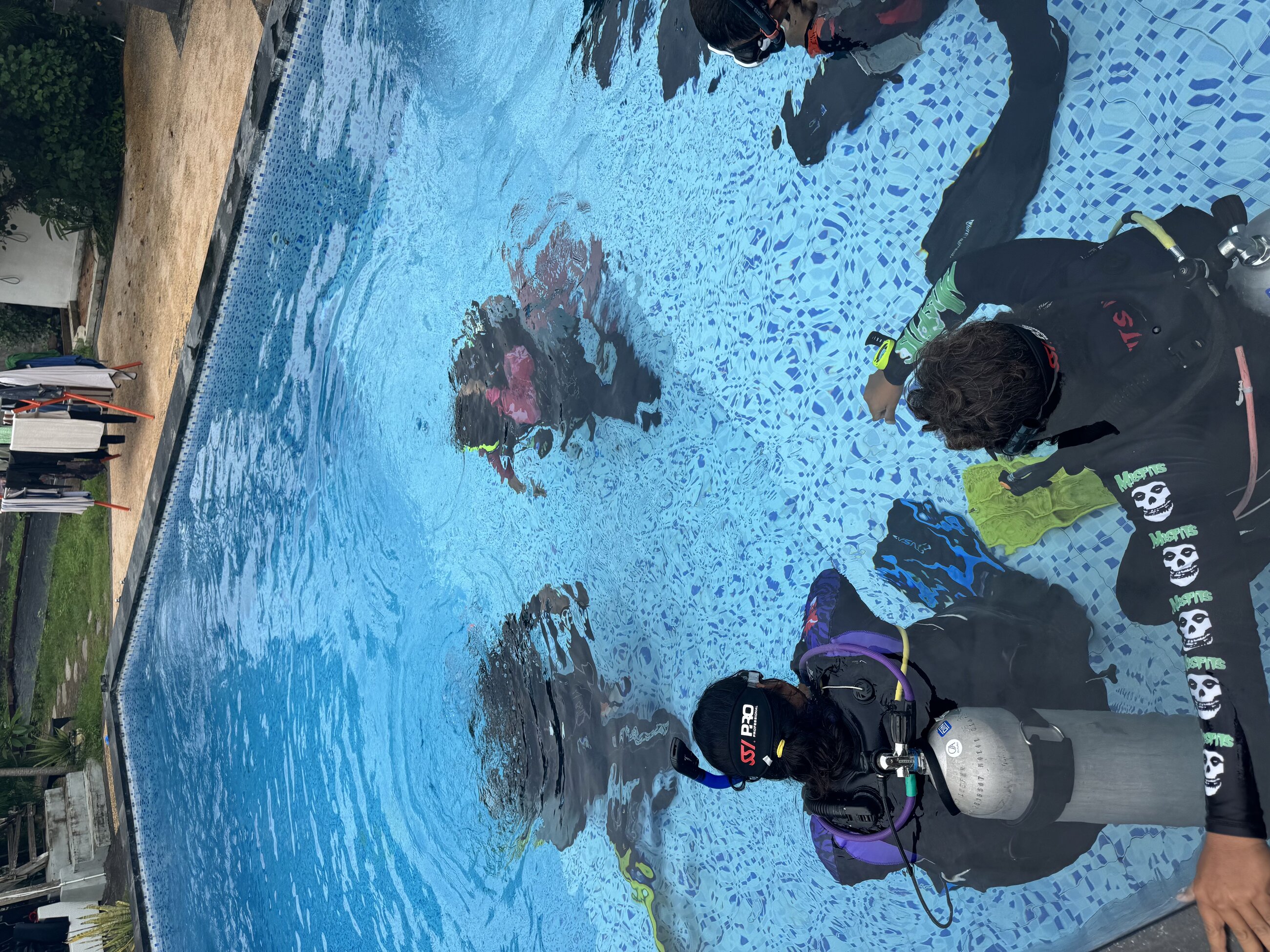 In-water training!