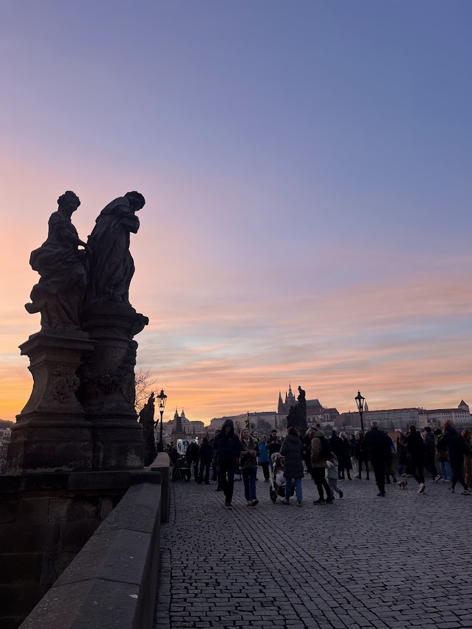 The famous Charles Bridge