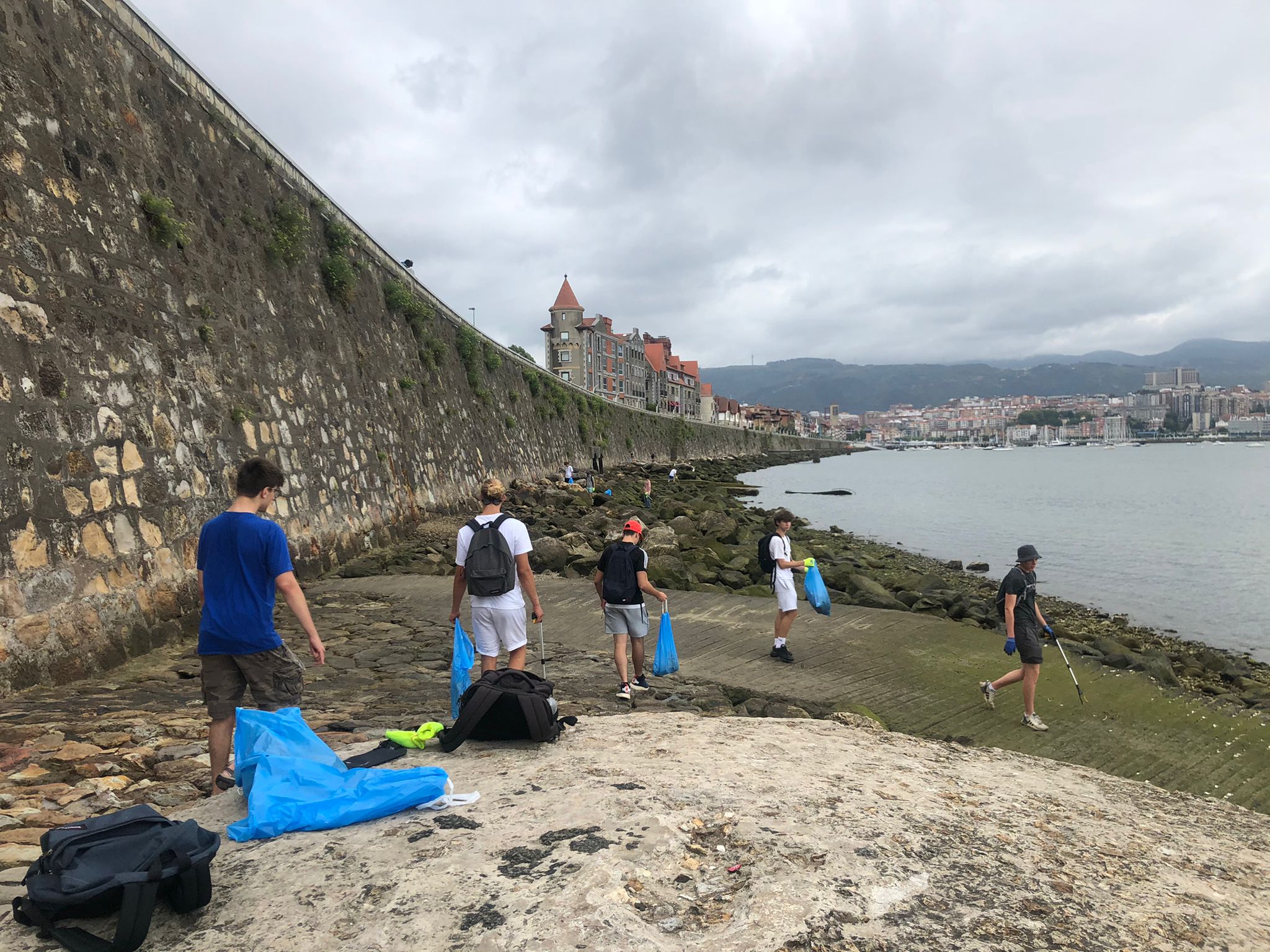 Beach cleaning Spain