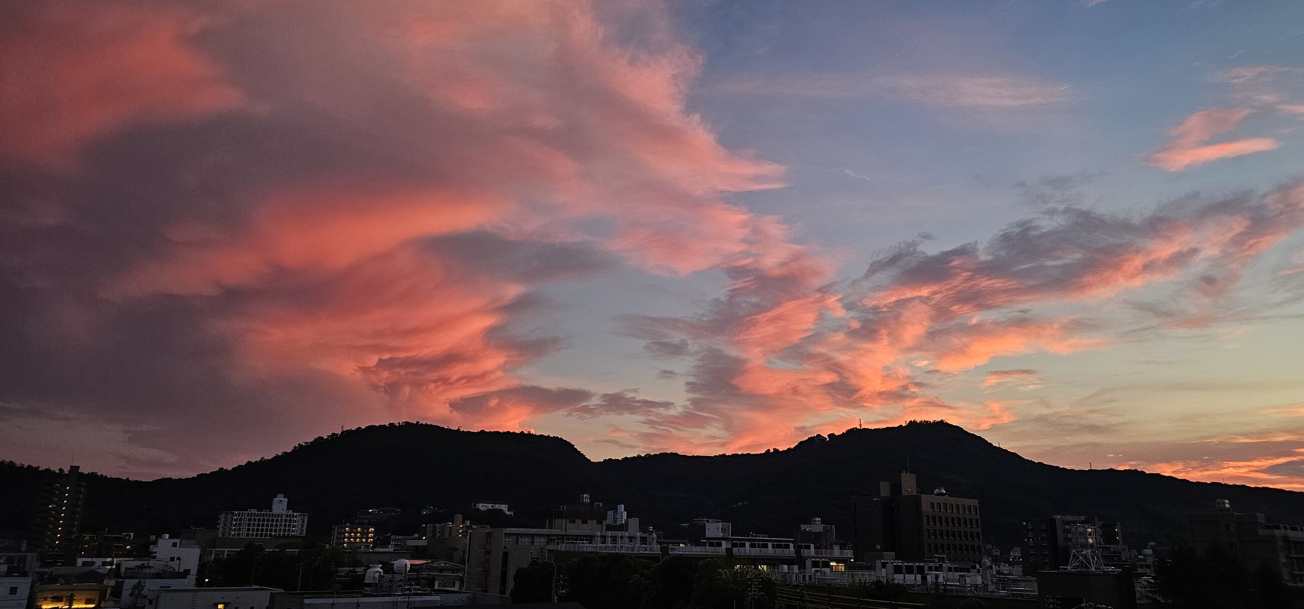The most beautiful sunsets.