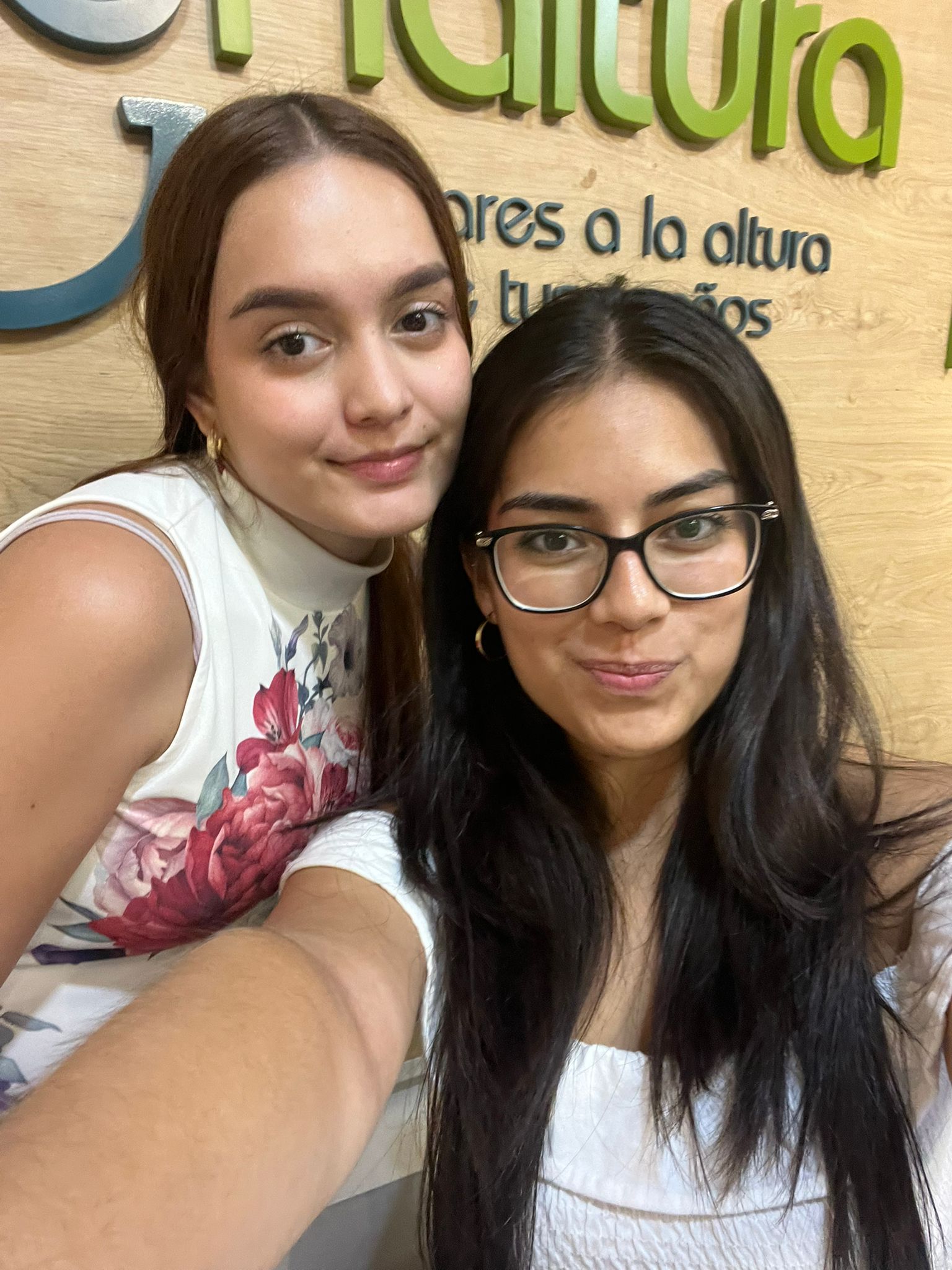 Me and my colombian BEST FRIEND at work!!