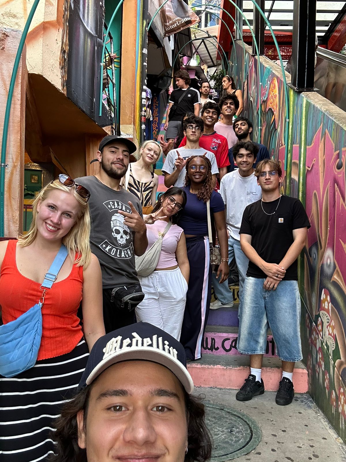 Comuna 13 with others interns