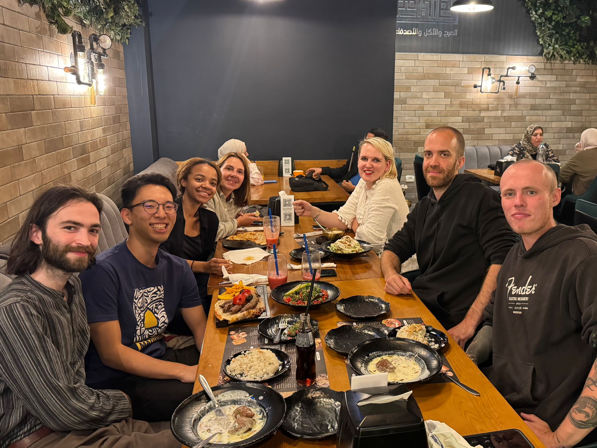 My last dinner with friends