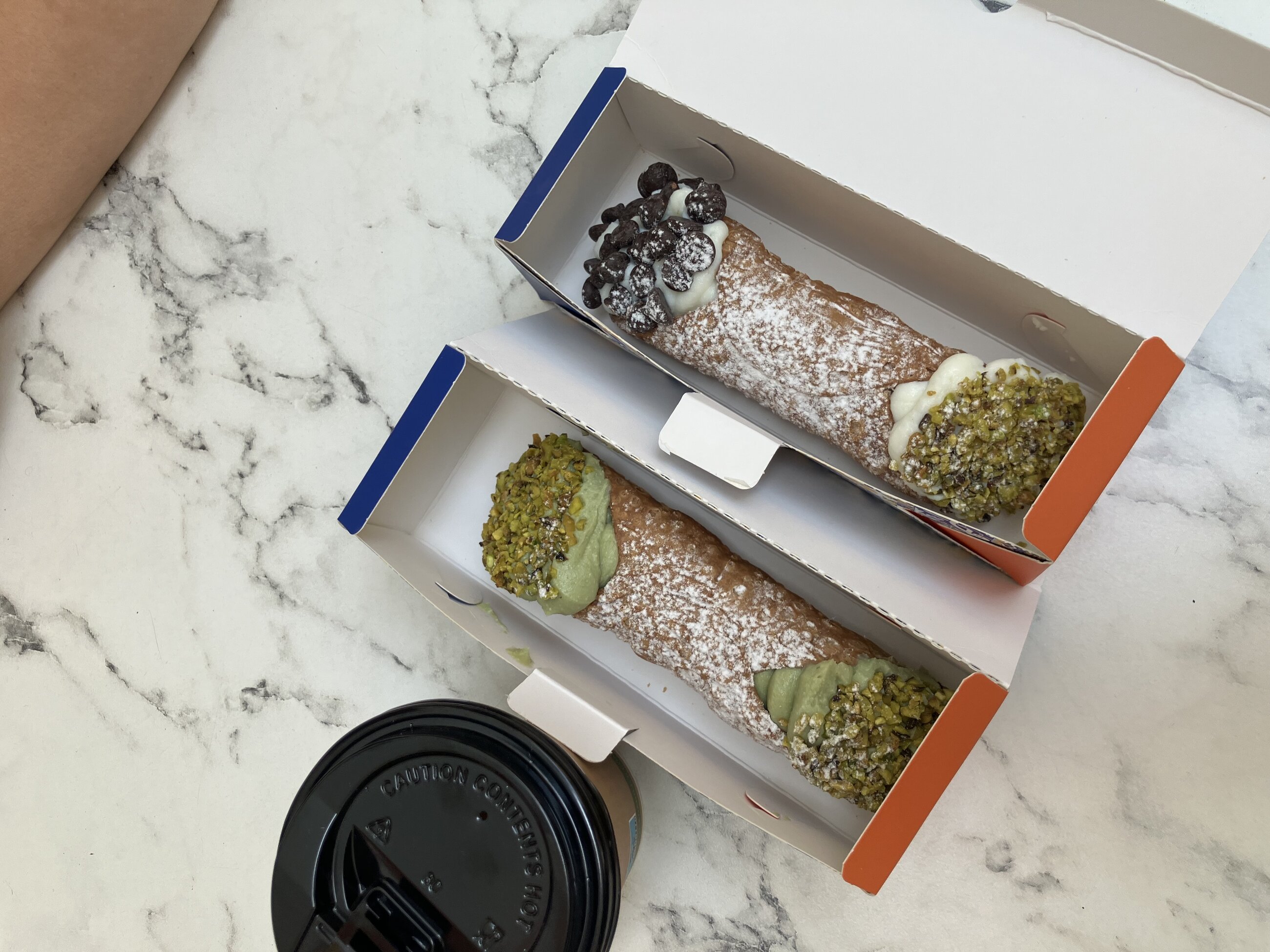 Delicious Cannoli during my time in Milan