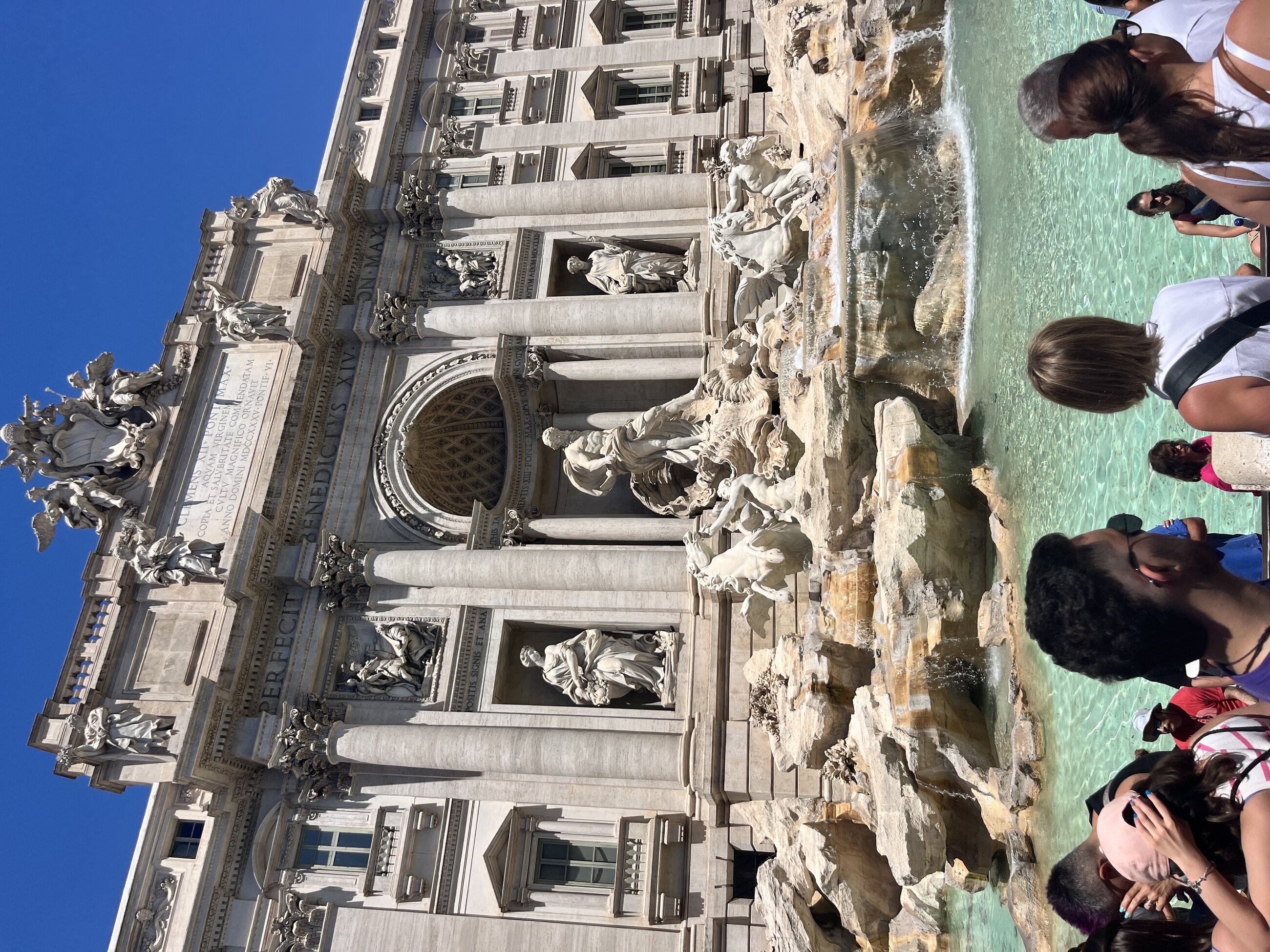 The famous Trevi Fountain! 