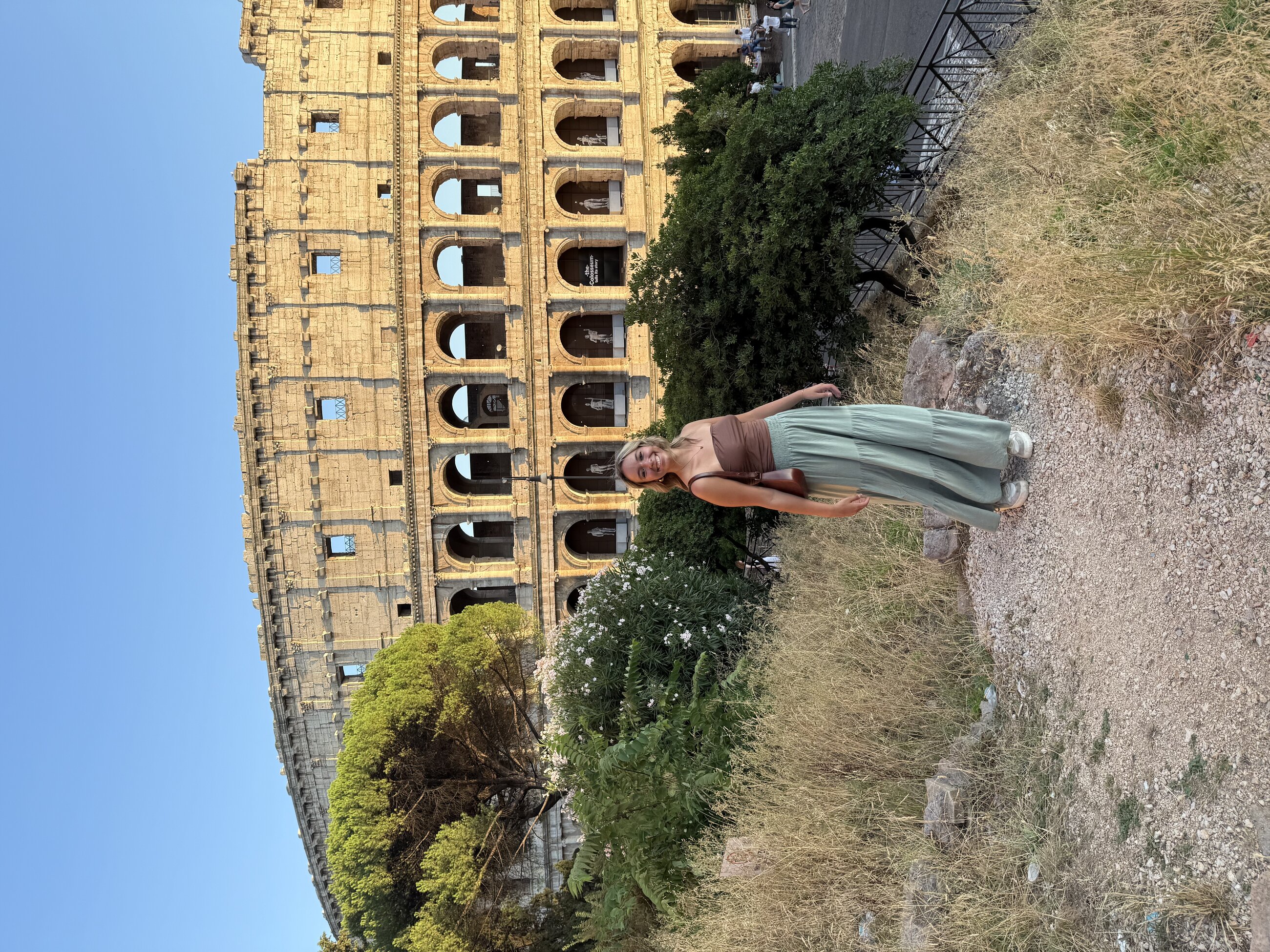 Quick stop at the Coliseum