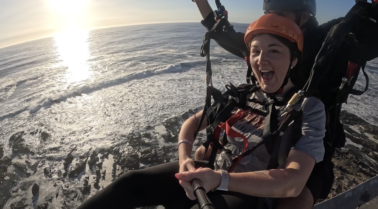 Paragliding off Signal Hill