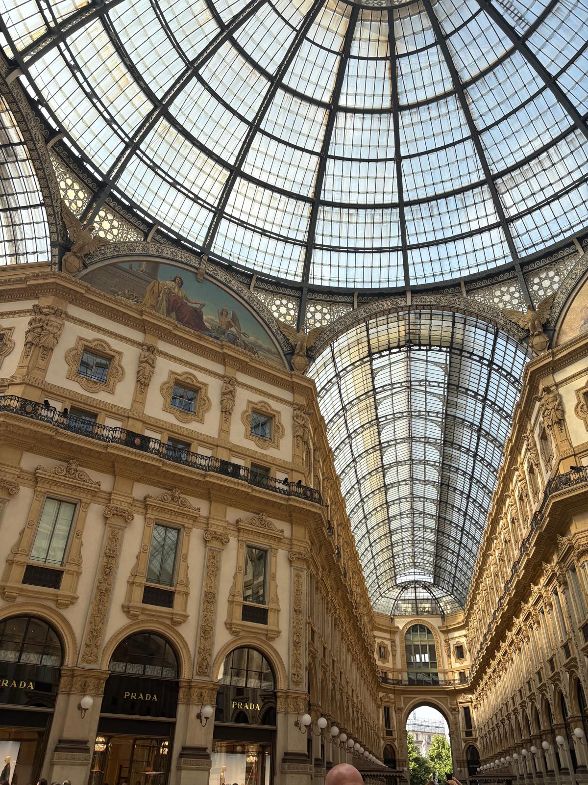 Photo of the Galleria Vittorio Emanuele II