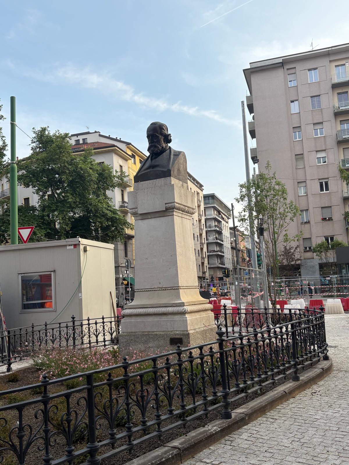 Photo of a Statue at Milan Near the Duomo!
