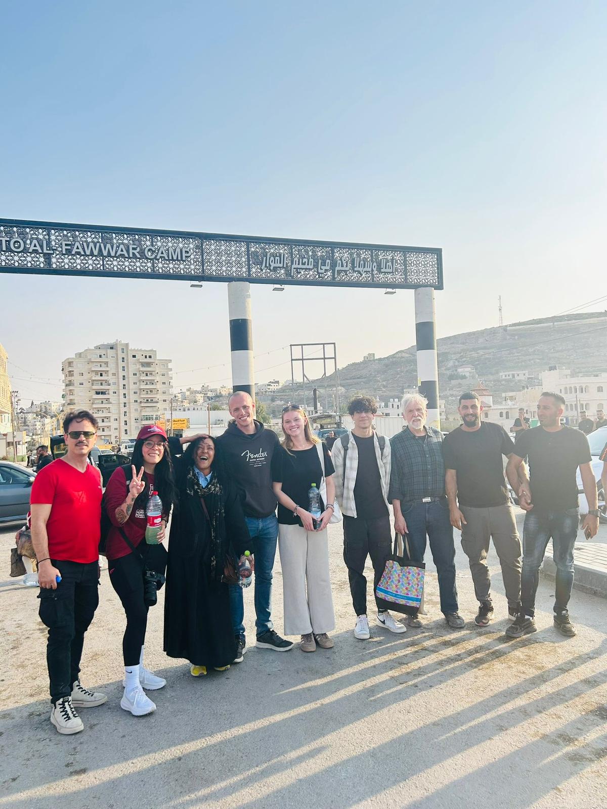 Visiting The Refugee Camp