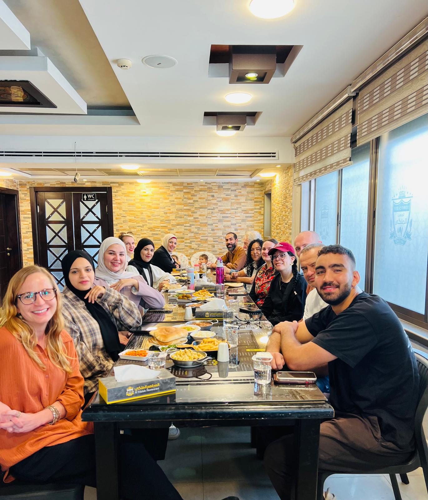 We had a family breakfast at a beautiful restaurant! 