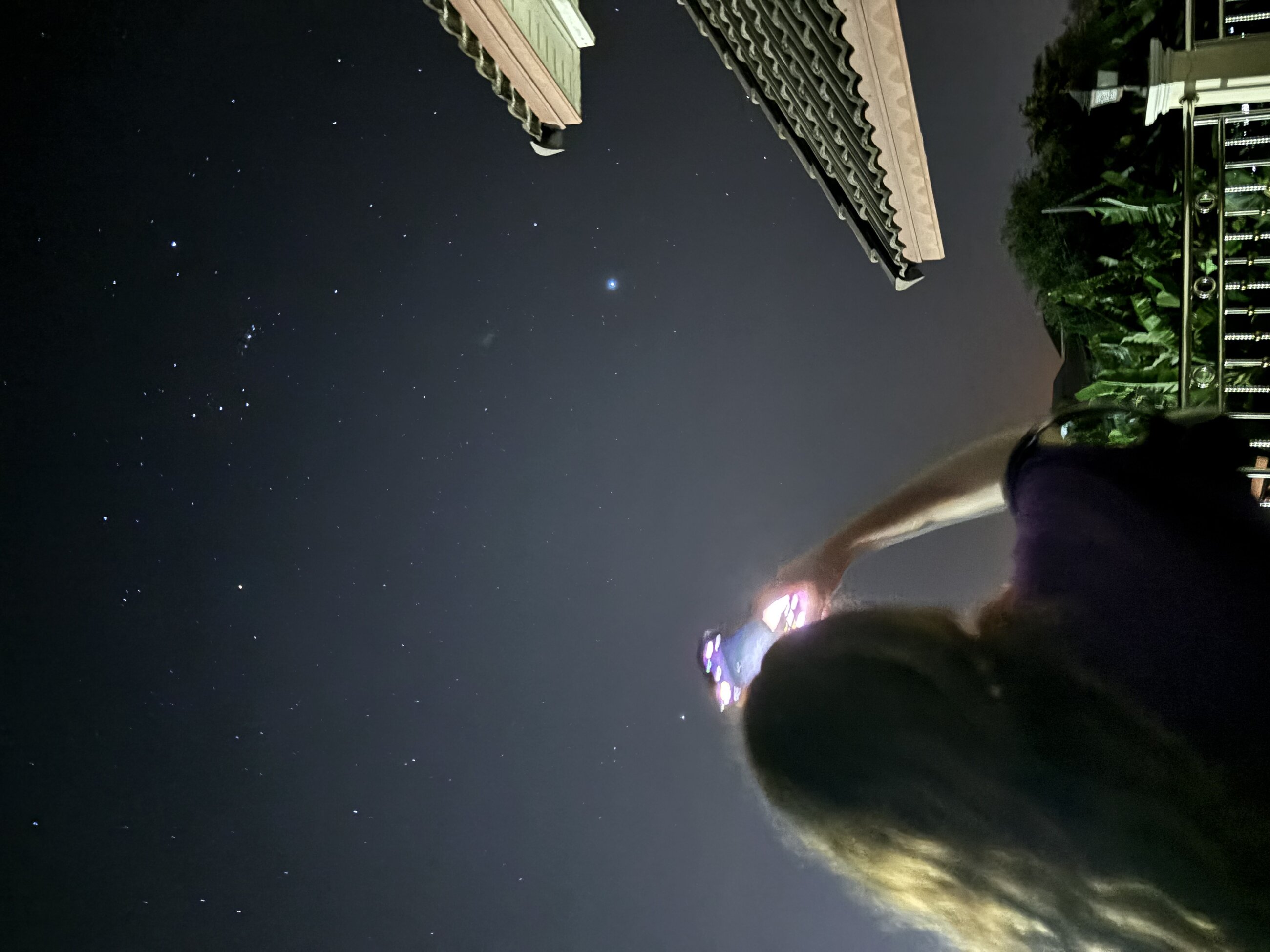 you can see the stars!!!
