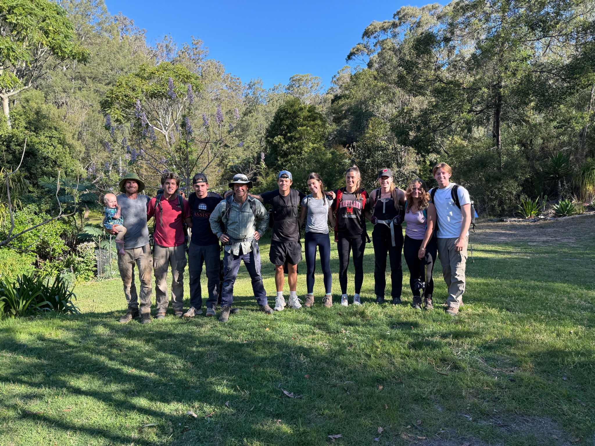 All of us with Tim near The Crossing
