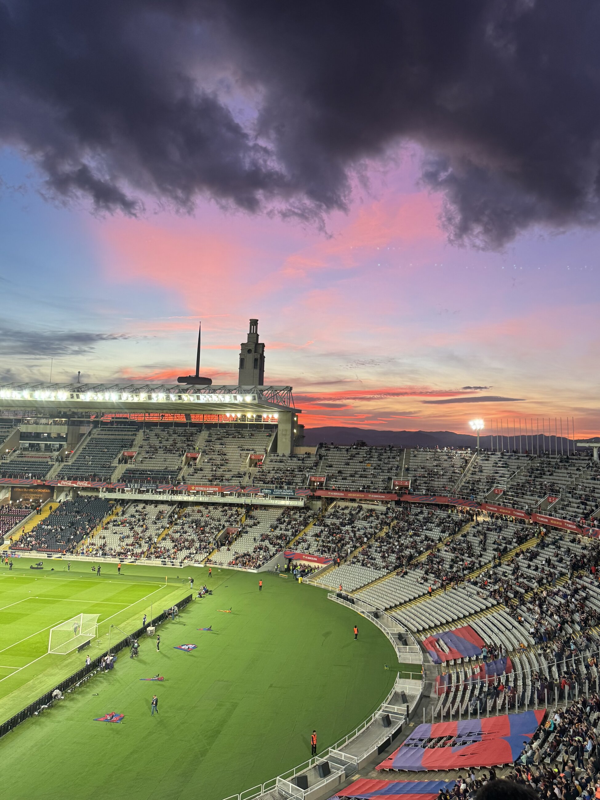 FC Barcelona game at the Olympic Stadium