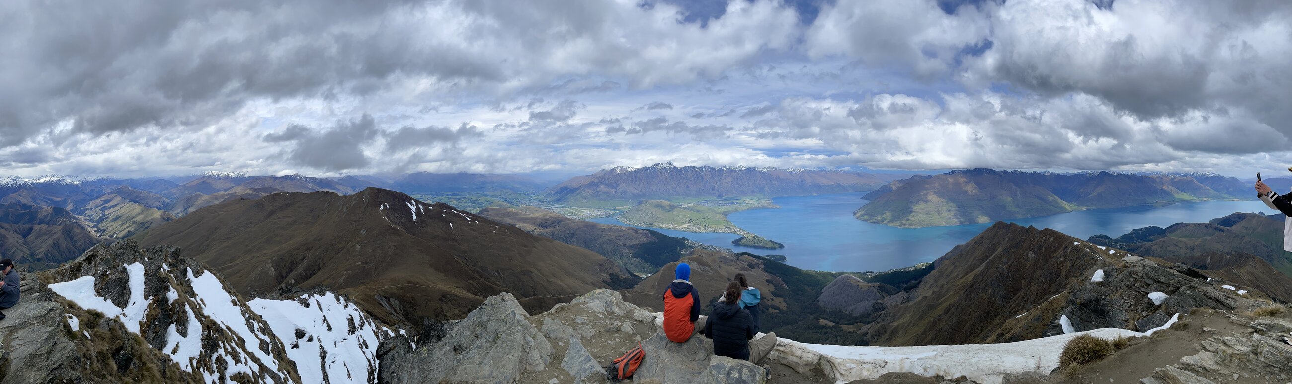 Panorama from the top of Ben Lomond summit