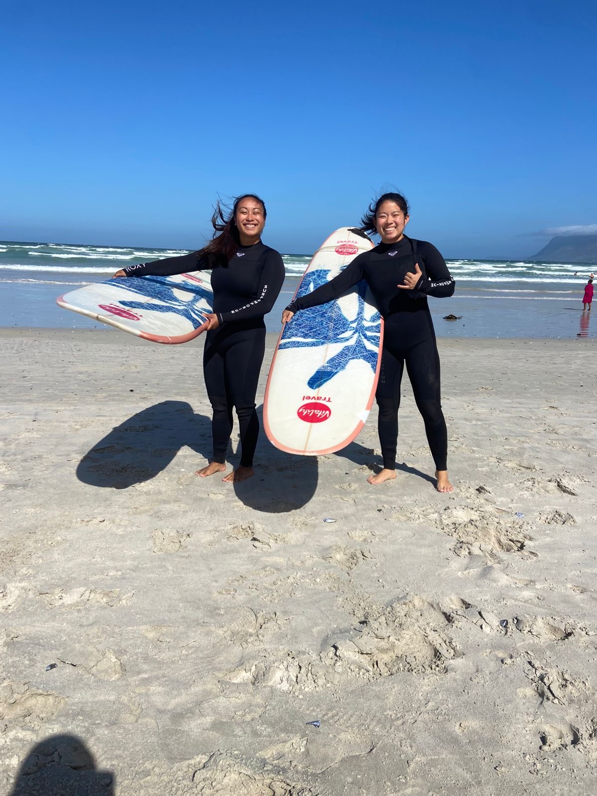 Surfing in Muizenberg