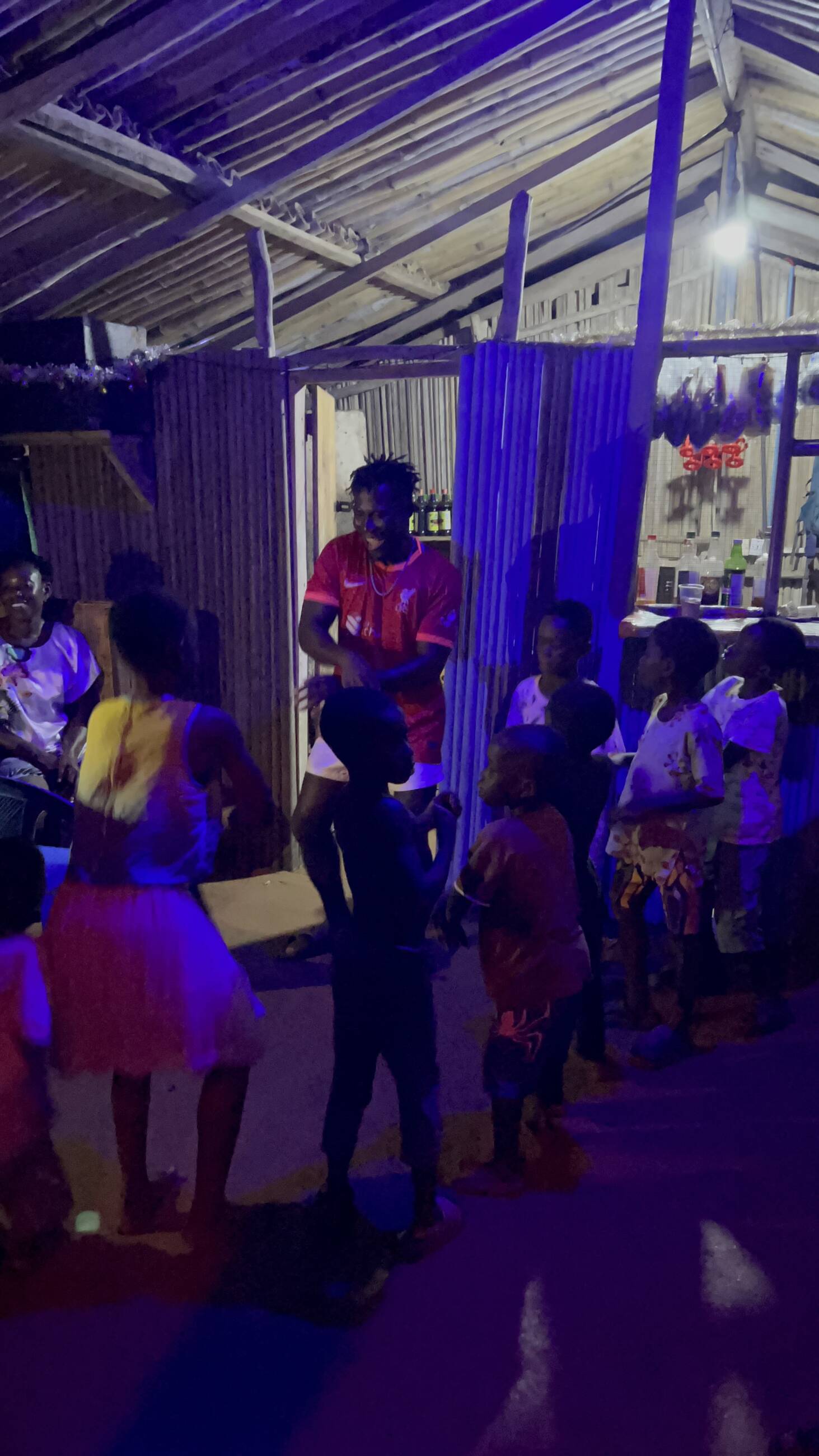 Yogis bar with all the kids