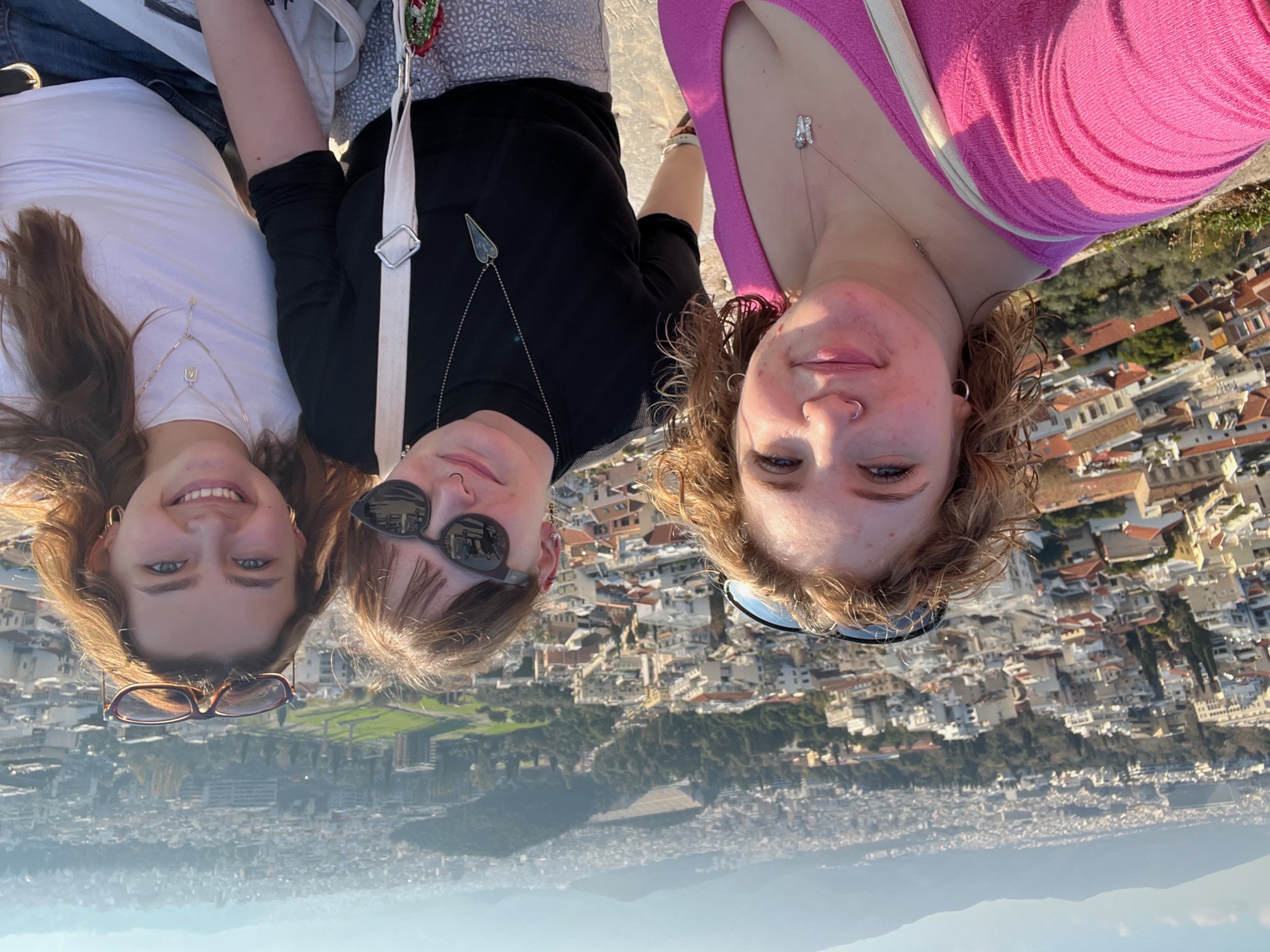 roomies on top of the acropolis