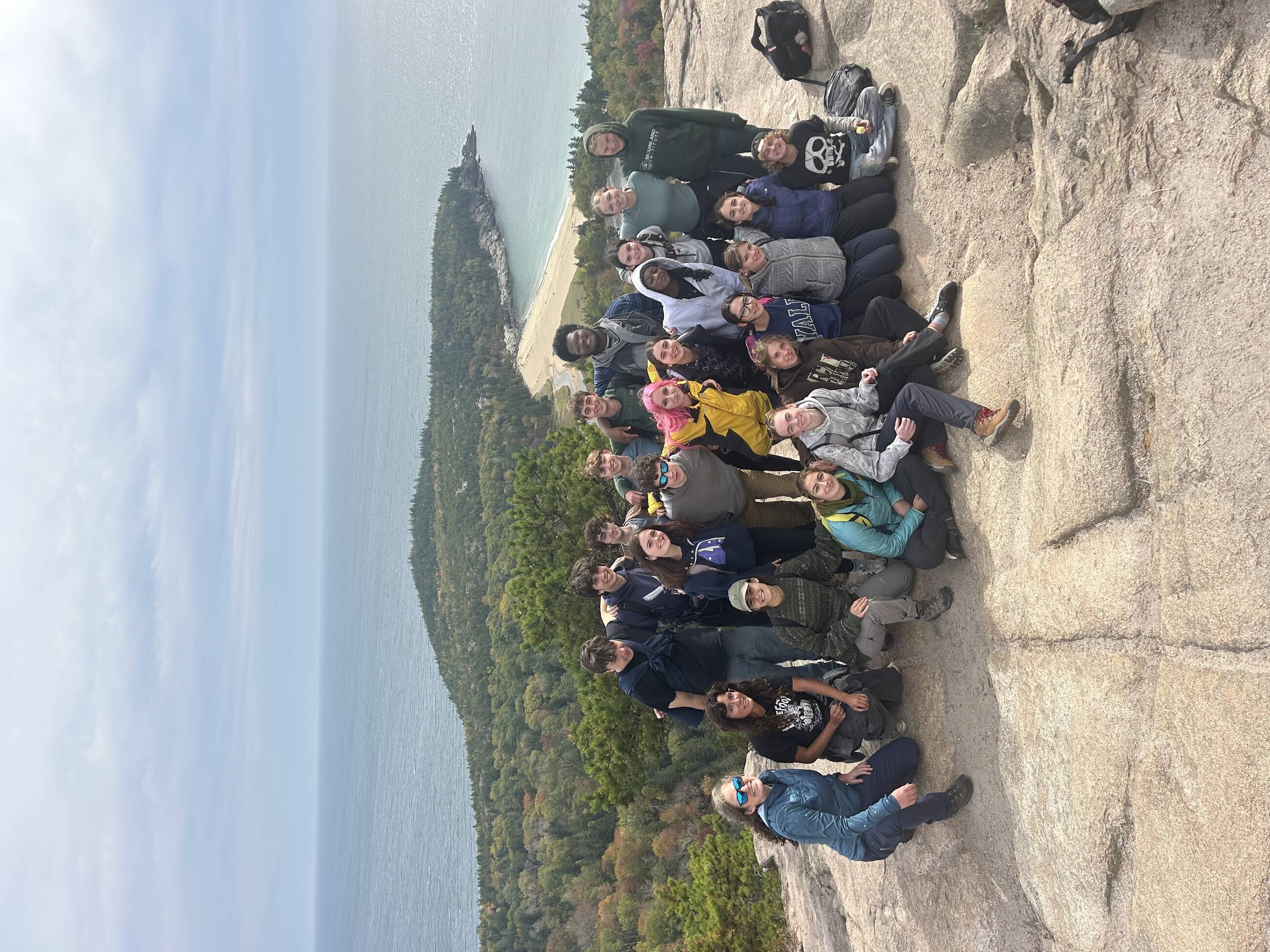 Everyone on the beehive hike (I’m the blond one with the skull shirt)