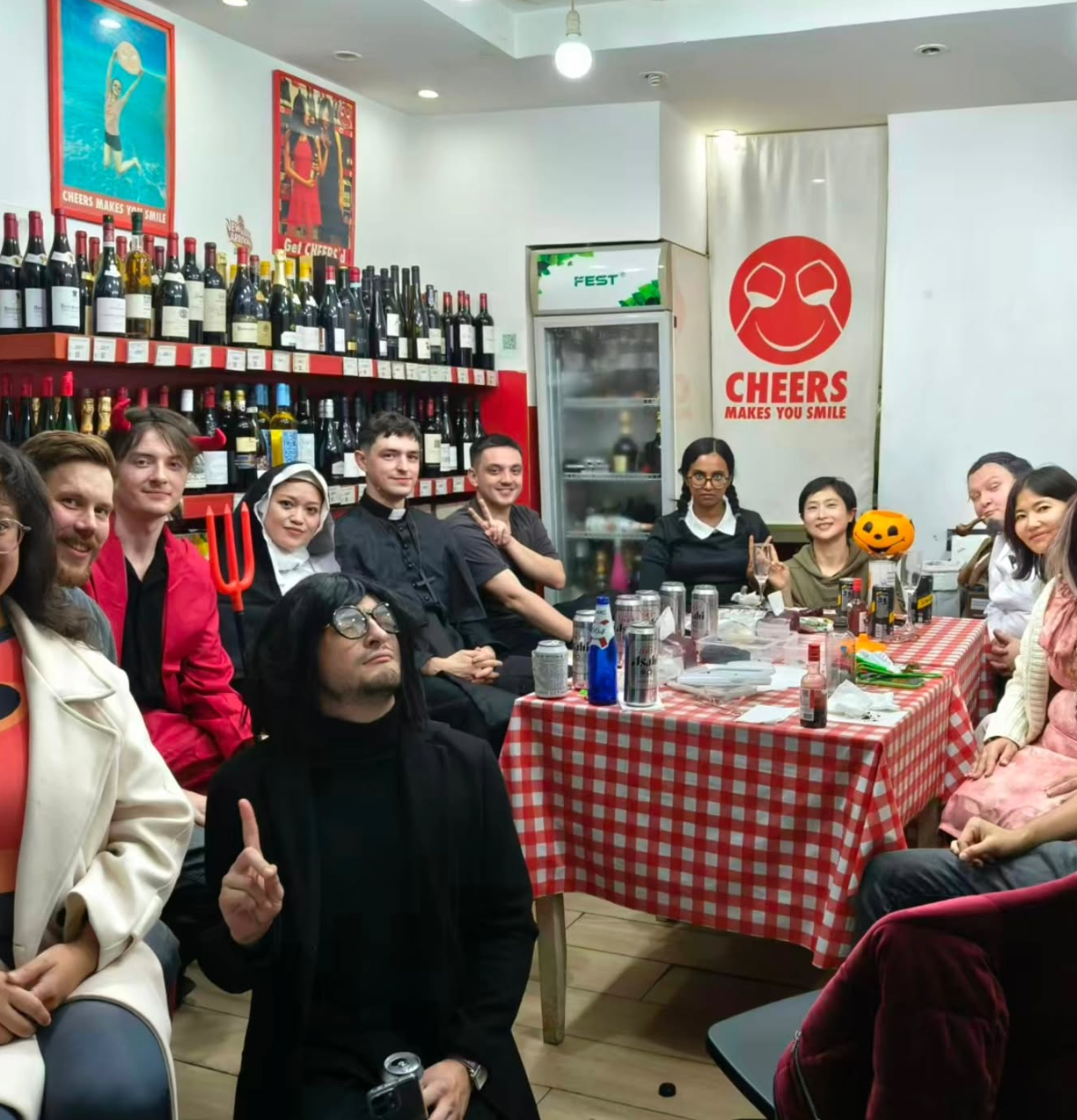 Halloween Book club with both natives and foreigners